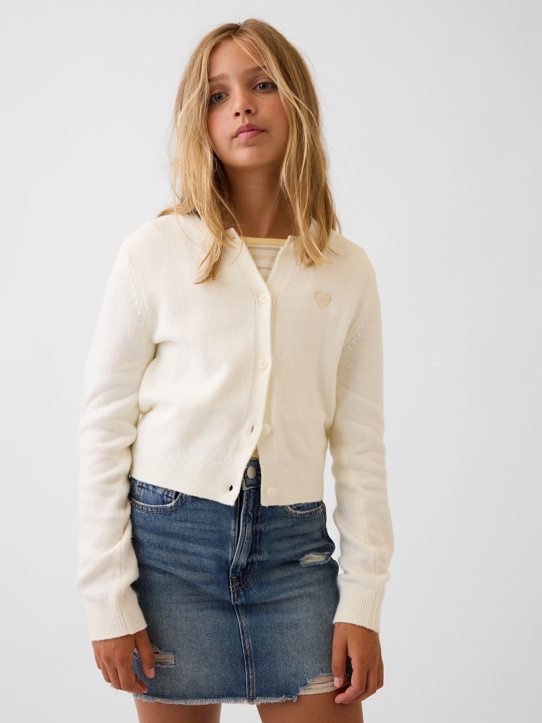Cream Cash Soft Relaxed Cardigan - Image 1 of 5