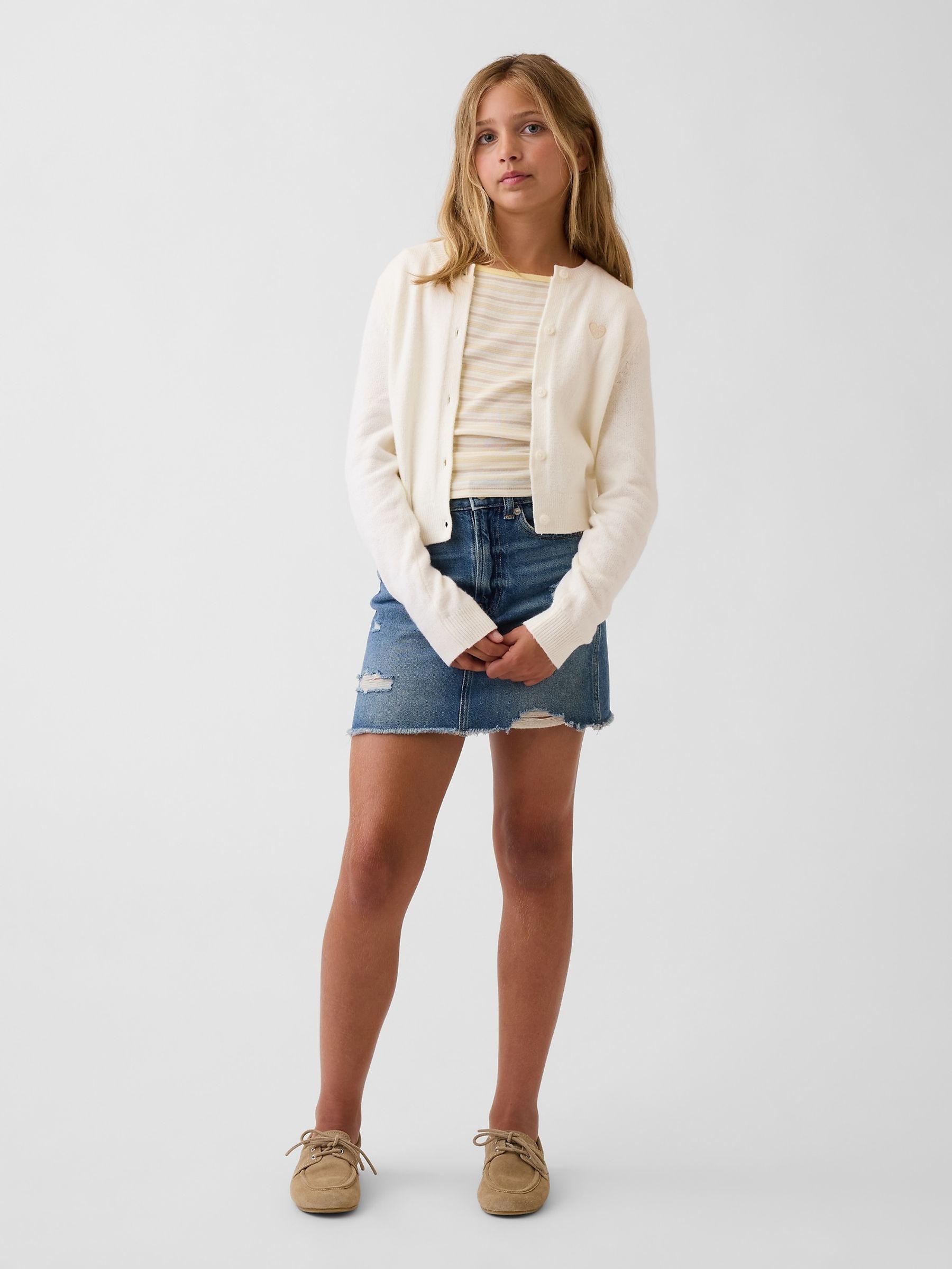 Cream Cash Soft Relaxed Cardigan - Image 3 of 5