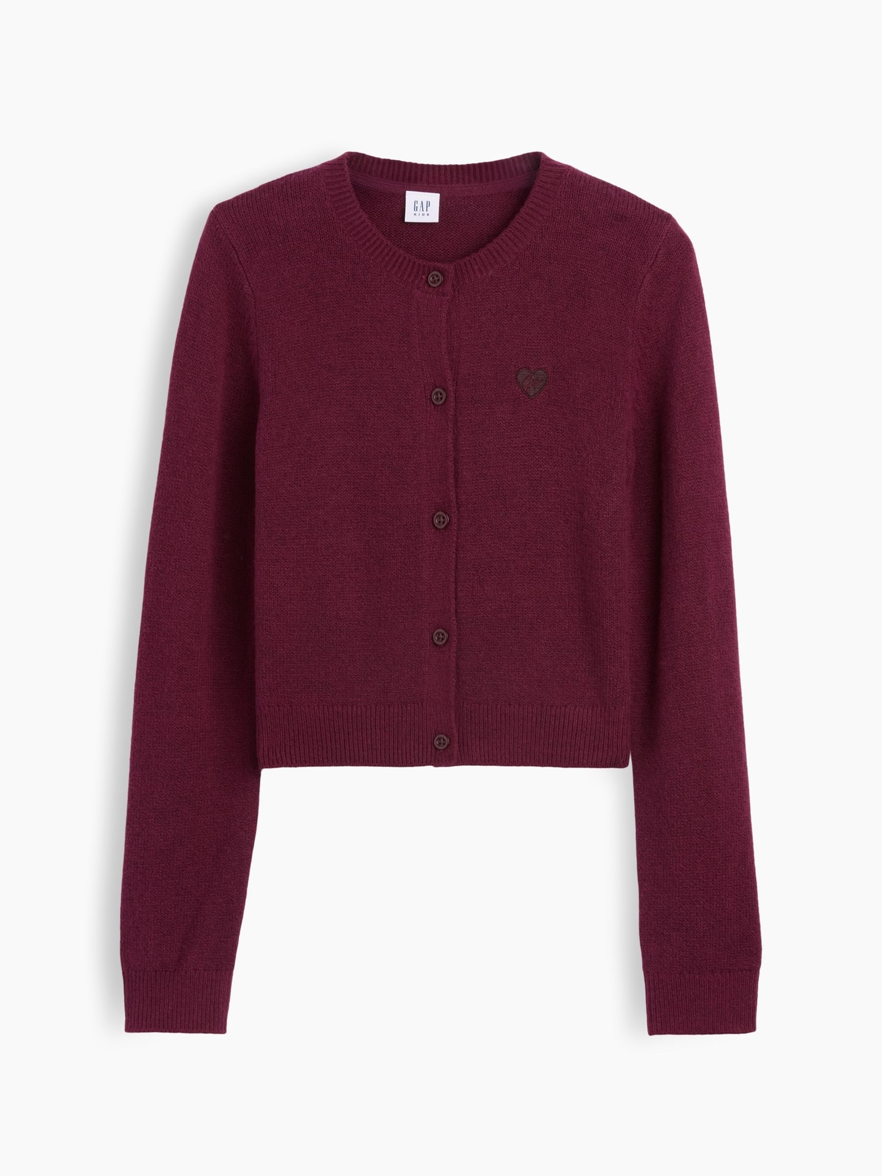 Burgundy Red Cash Soft Relaxed Cardigan - Image 5 of 5