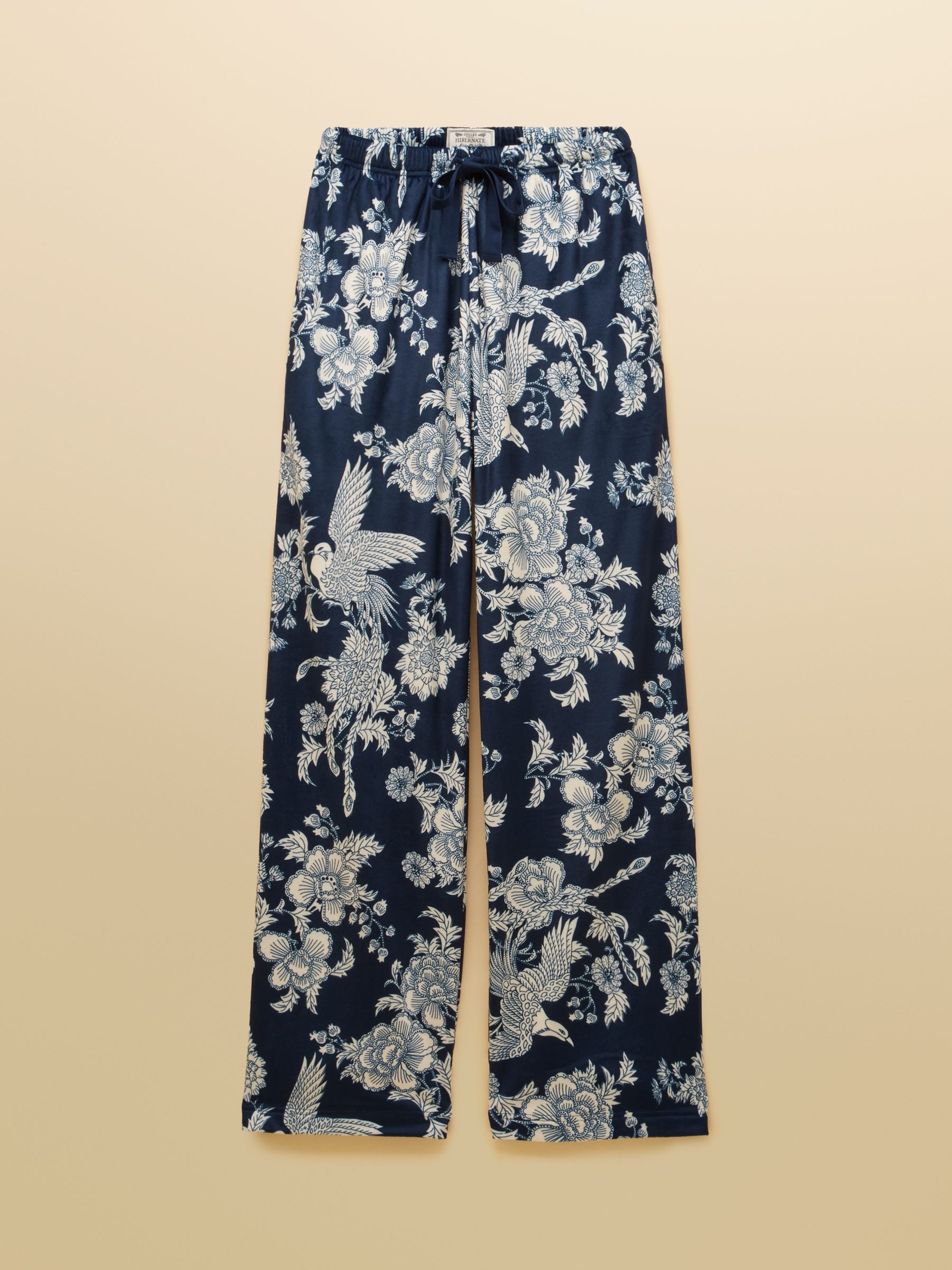 Navy Spring Bird Floral Fleece Pyjama Set - Image 12 of 12
