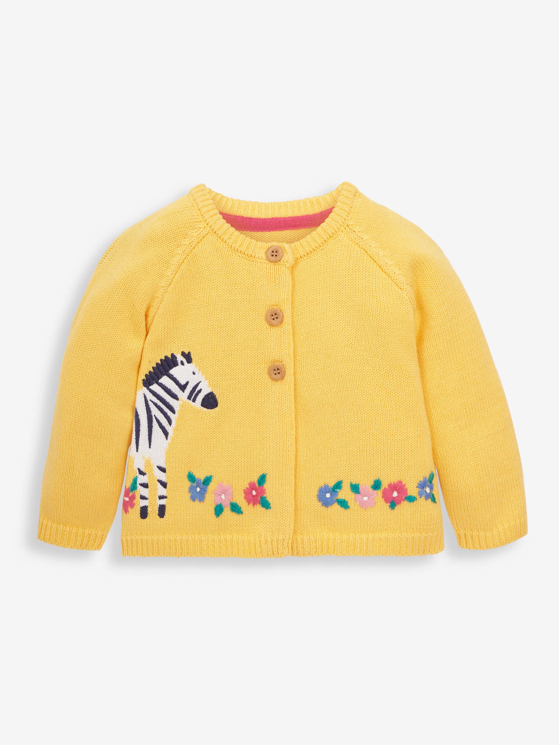 Yellow Girls Zebra Cardigan - Image 1 of 2