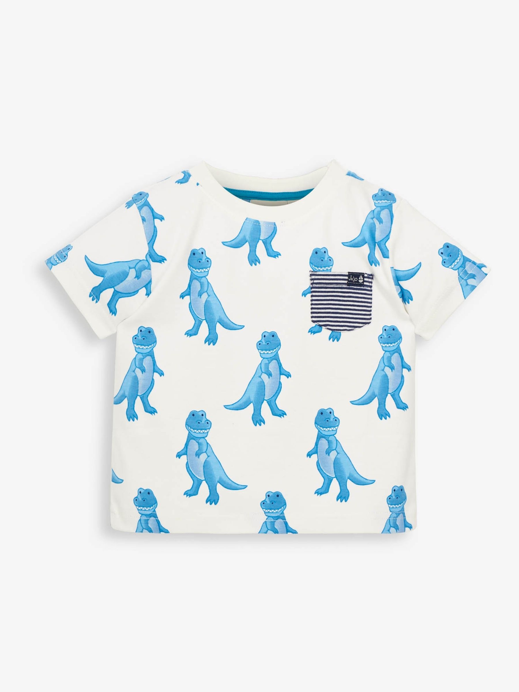 Ecru Boys' T-Rex Print T-Shirt - Image 3 of 4