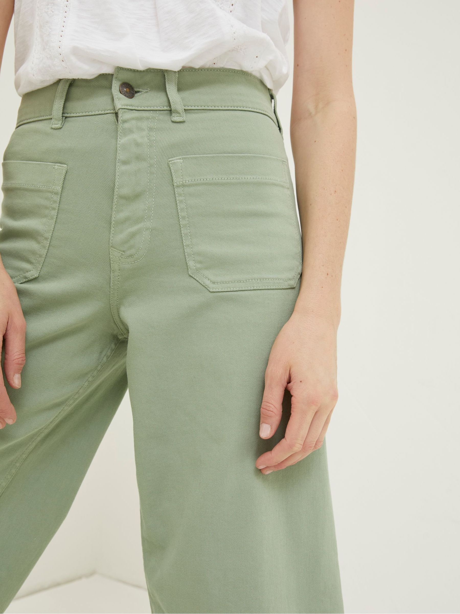 Green Cassie Marine Straight Jeans - Image 3 of 5