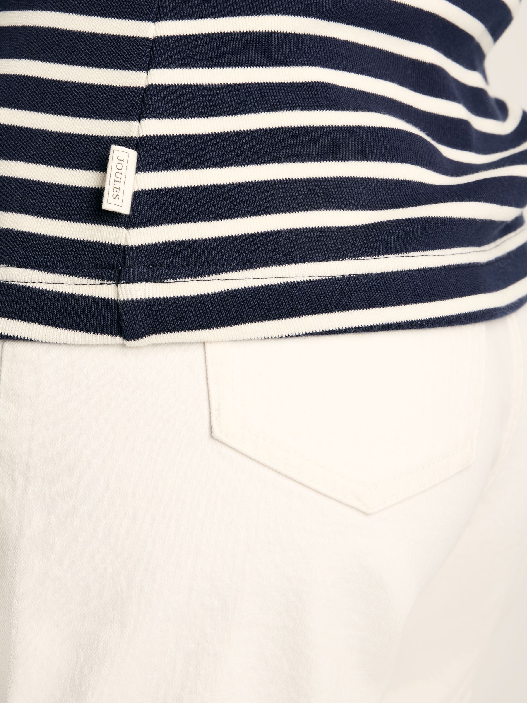 Harbour Navy & Cream Striped Jersey Vest - Image 6 of 7