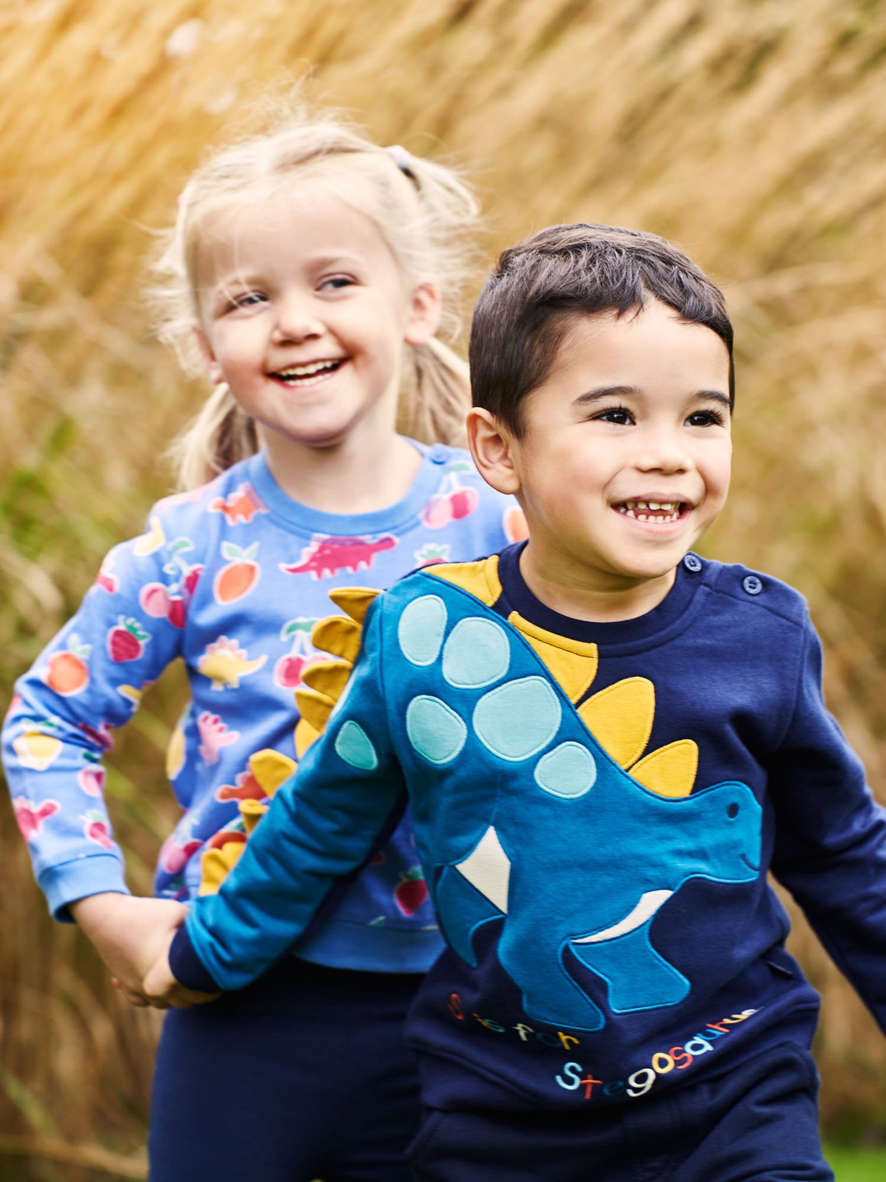 Navy Boys Stegosaurus Sweatshirt - Image 4 of 5