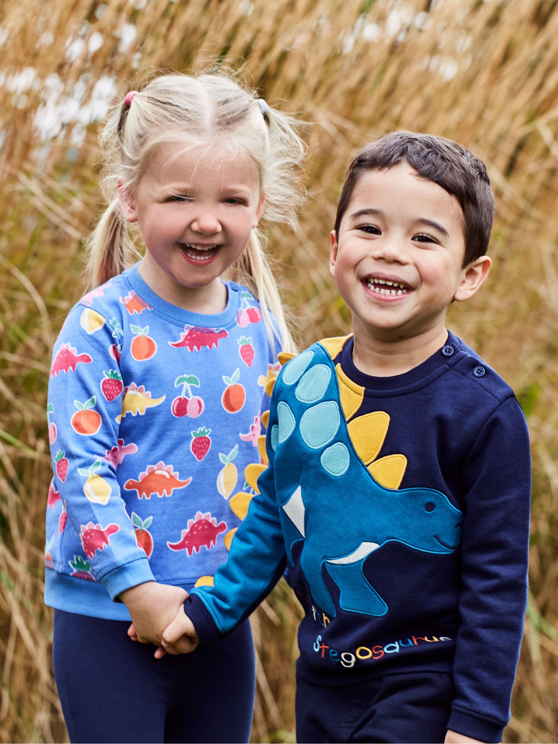Navy Boys Stegosaurus Sweatshirt - Image 5 of 5