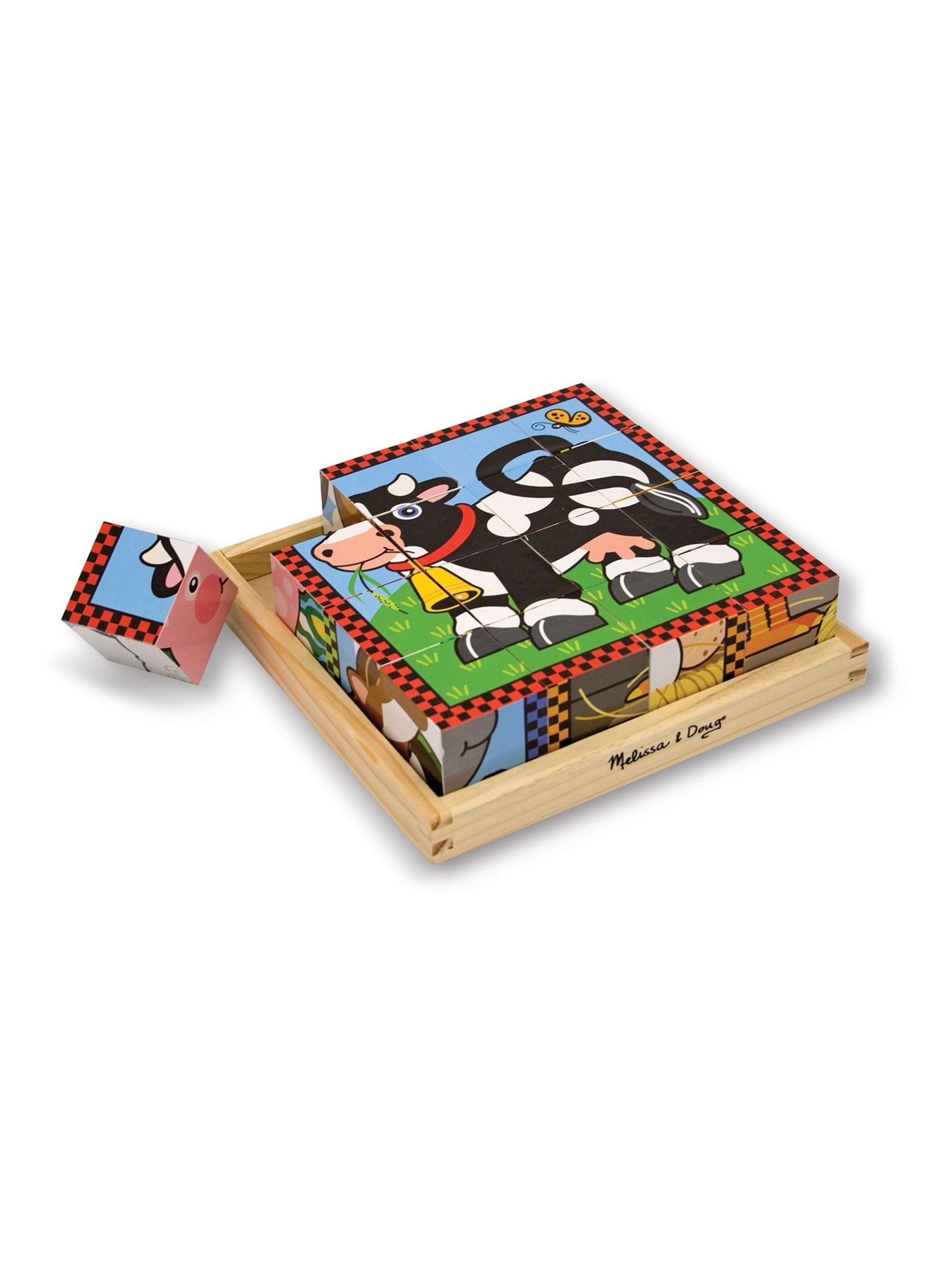 Melissa & Doug Farm Cube Puzzle - Image 3 of 3
