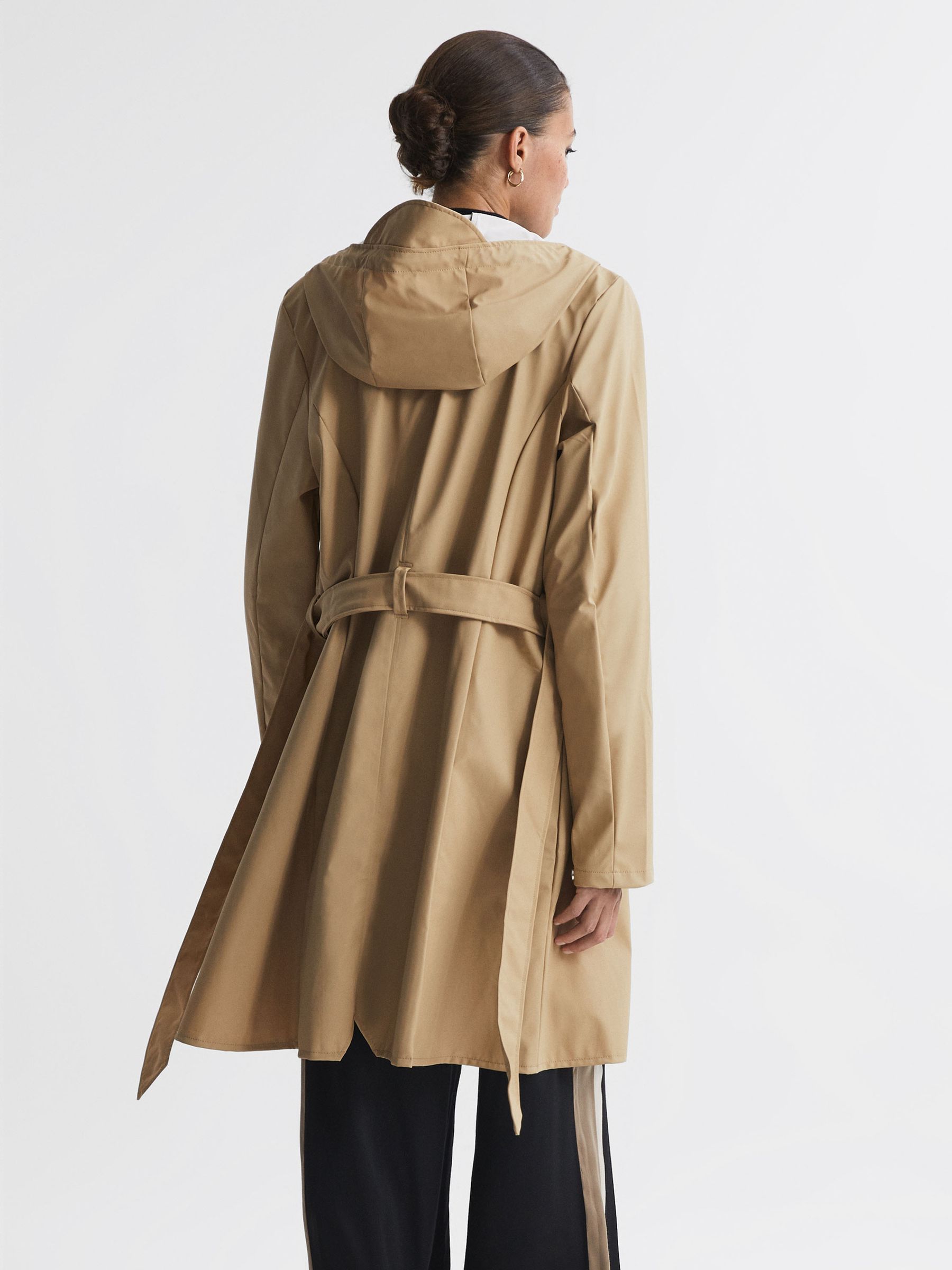 Rains Trench Coat in Sand - Image 5 of 6