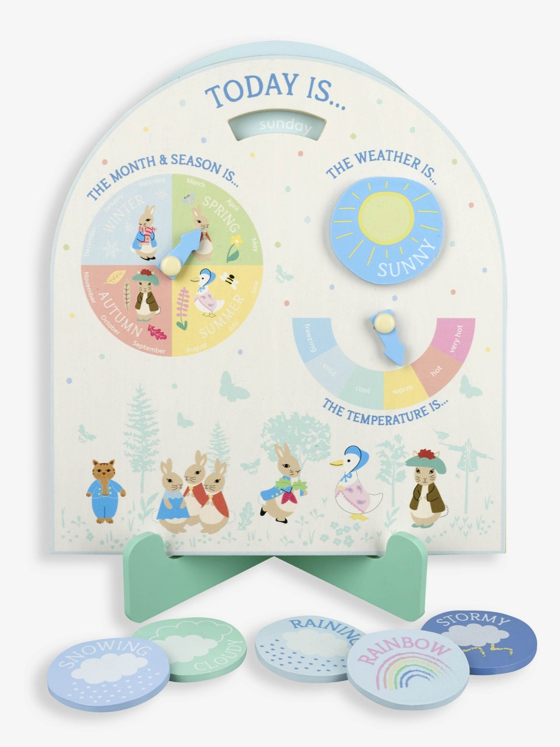 Peter Rabbit Weather Clock - Image 1 of 7