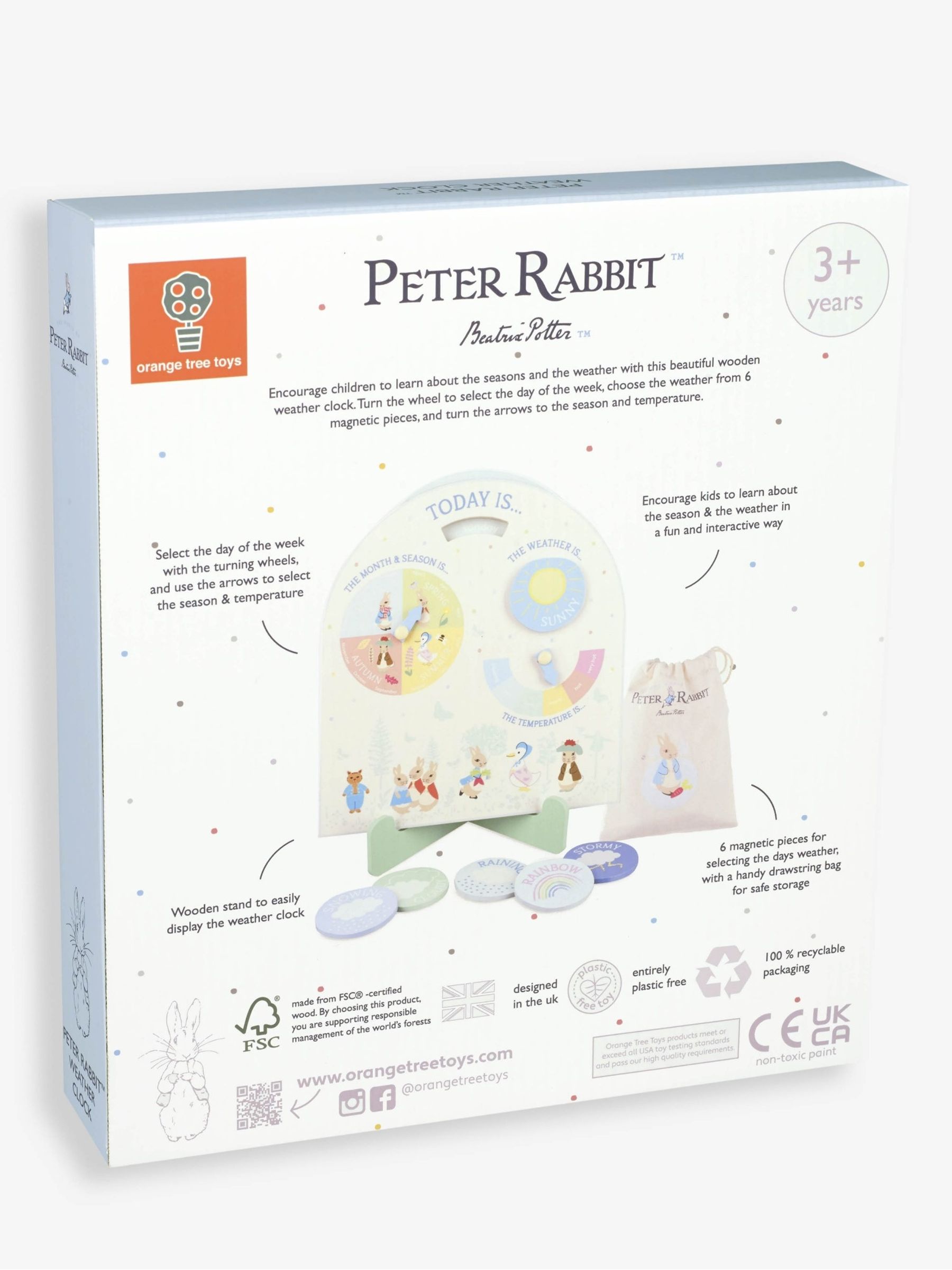 Peter Rabbit Weather Clock - Image 4 of 7