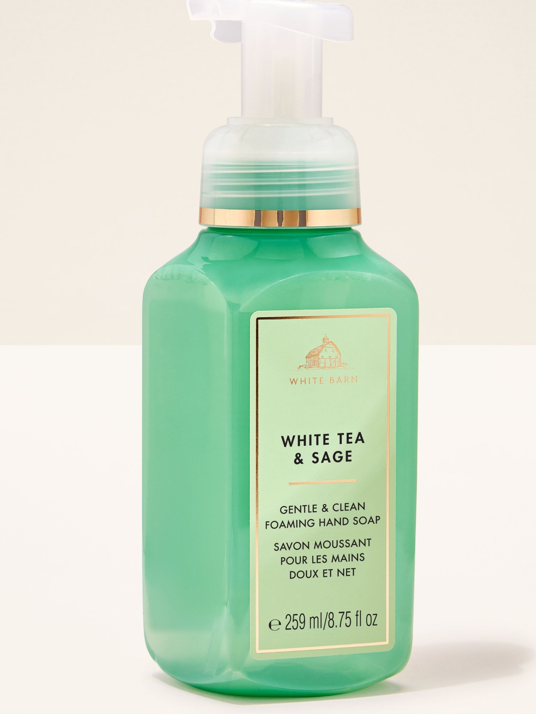 White Tea and Sage Gentle & Clean Foaming Hand Soap 259ml - Image 1 of 1