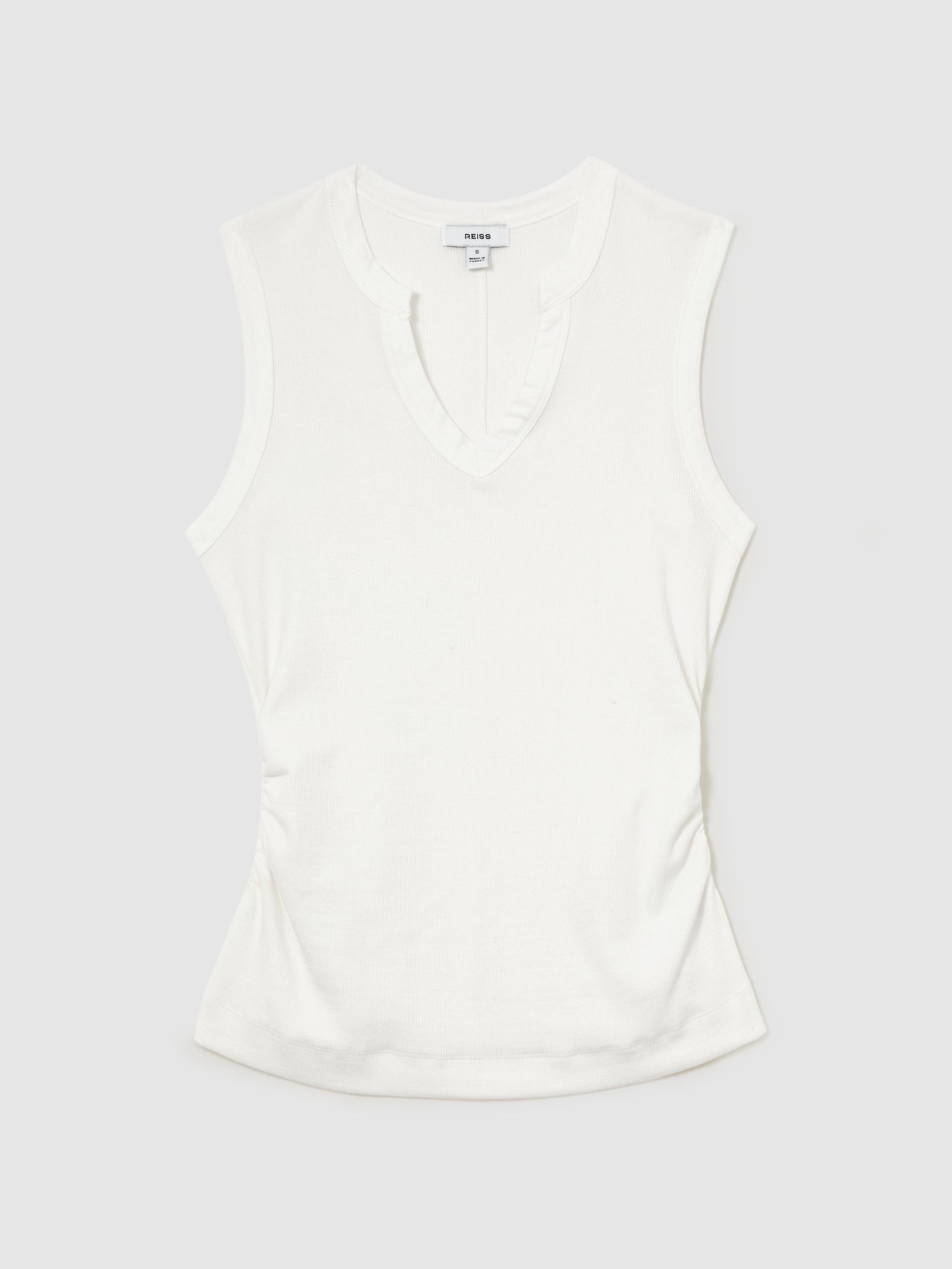 Knitted Vest in White - Image 2 of 6