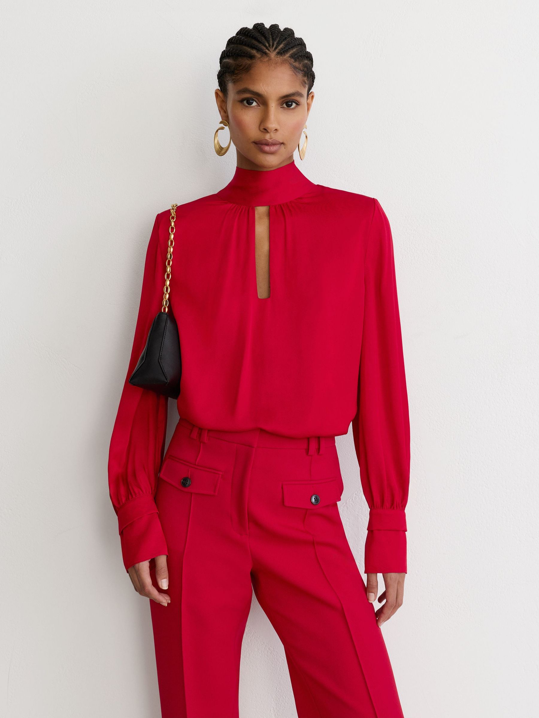 Blouse in Red by Reiss