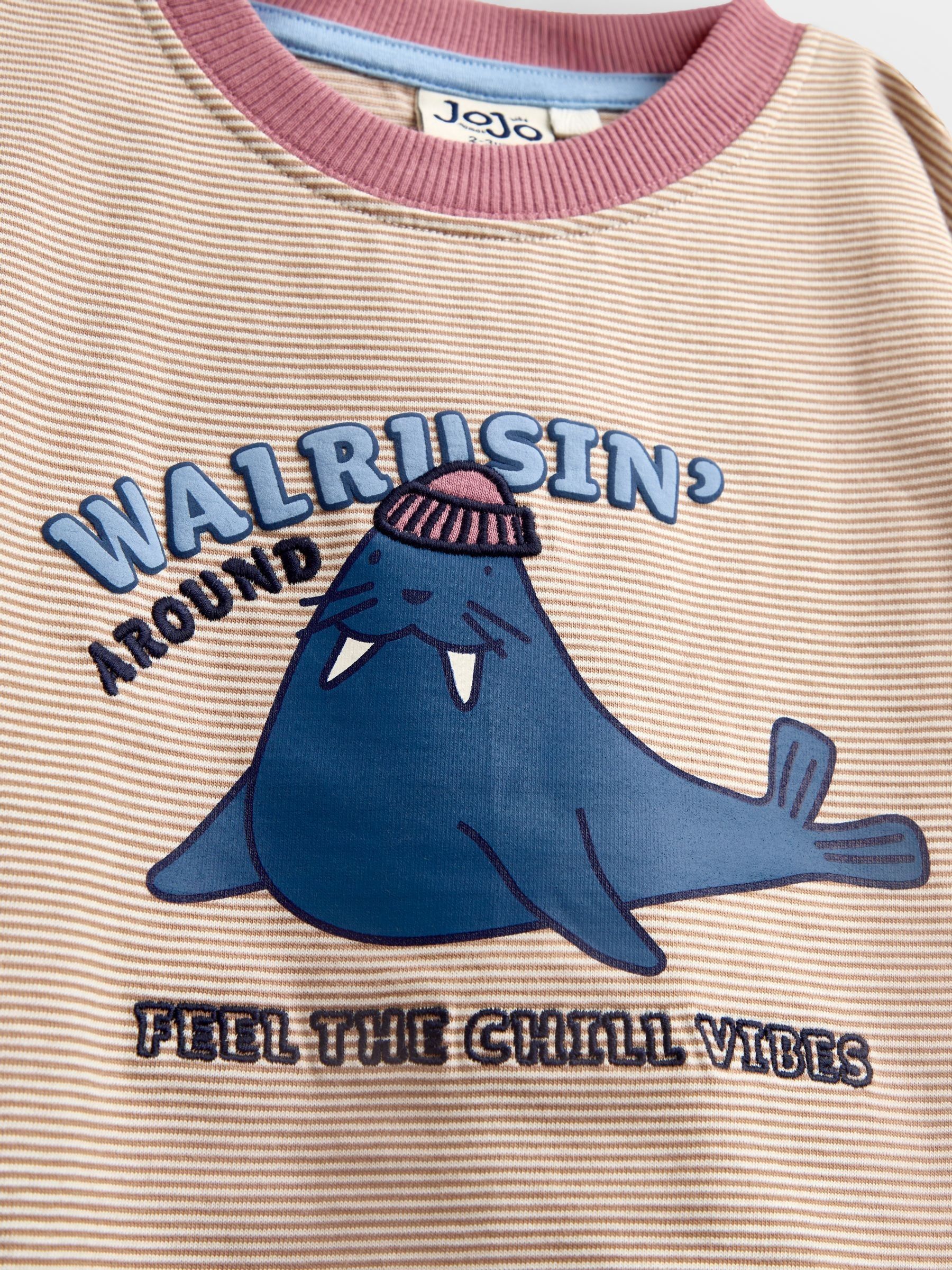 Red Stripe Walrus Printed Top - Image 3 of 4