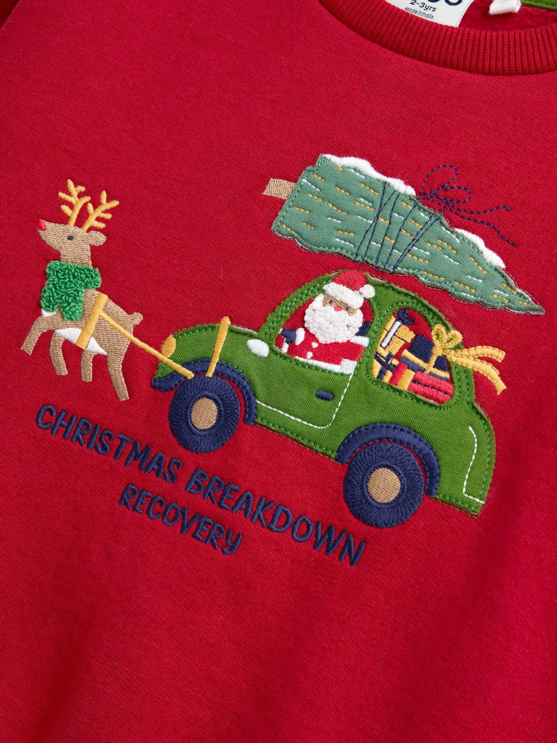 Red Santas Car Sweatshirt - Image 3 of 4