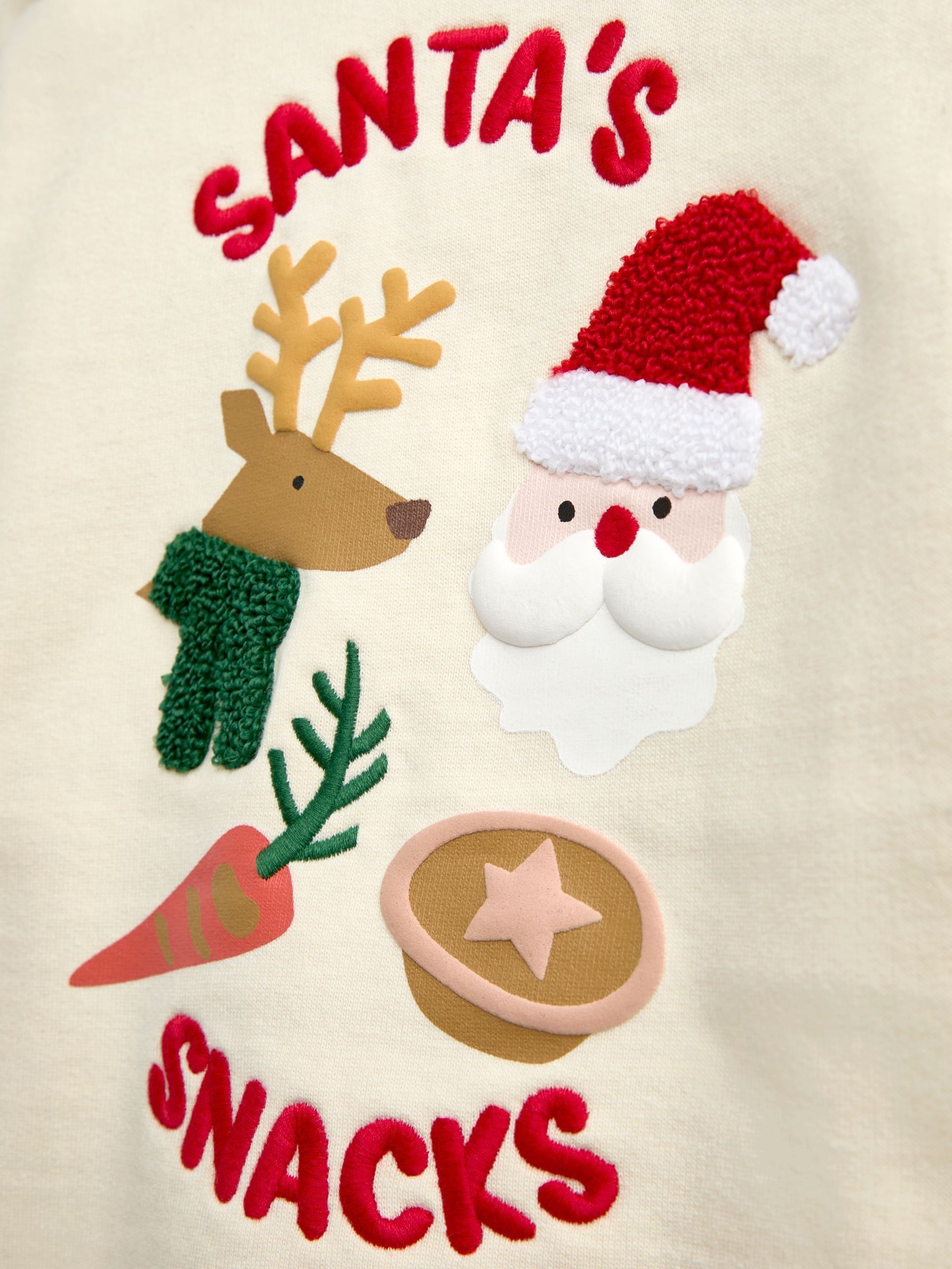 Natural Santas Snacks Sweatshirt & Jogger Set - Image 6 of 6 Natural Santas Snacks Sweatshirt & Jogger Set - Image 6 of 6