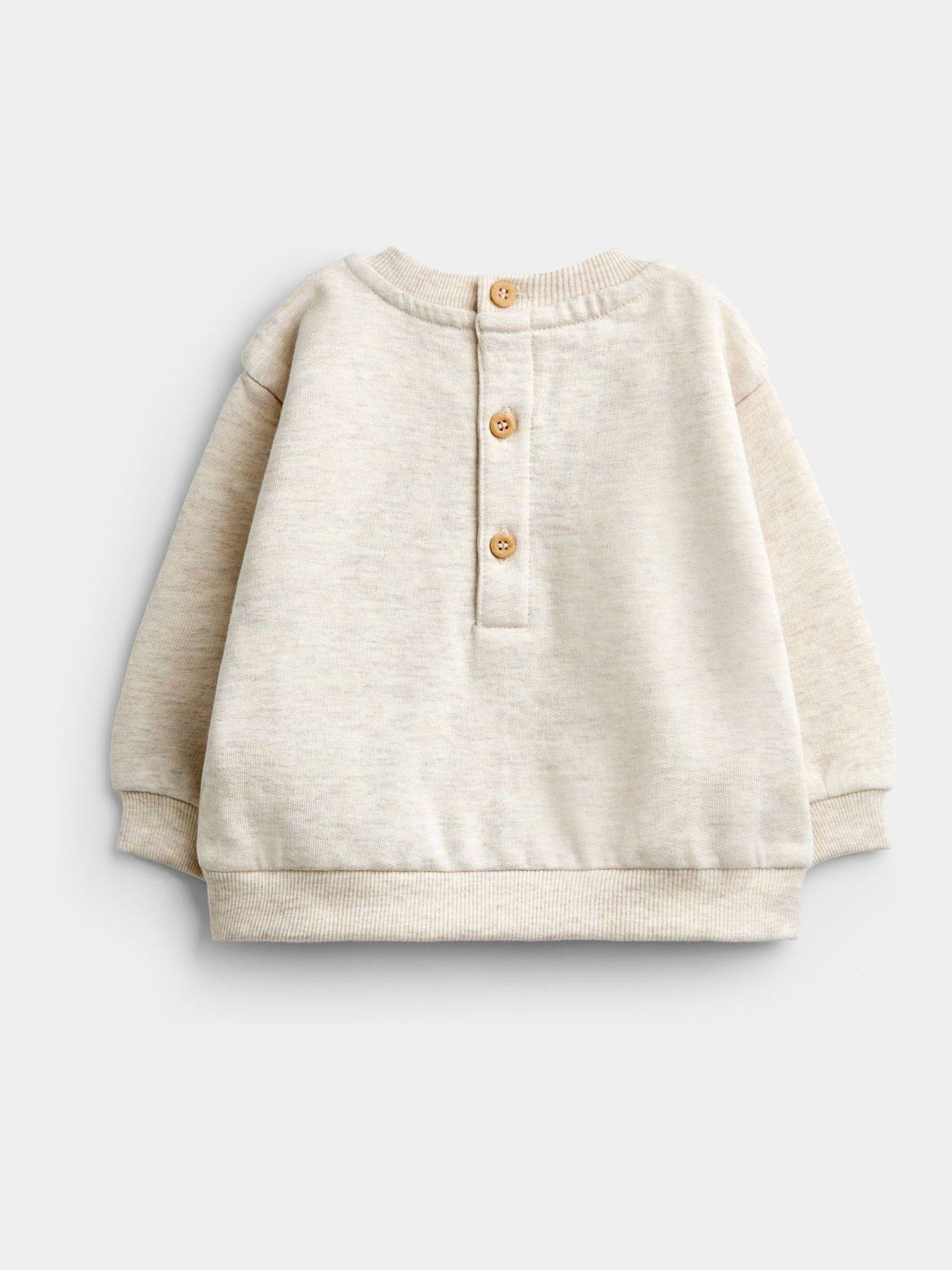 Cream Christmas Sausage Dog Sweatshirt & Trouser Set - Image 3 of 6