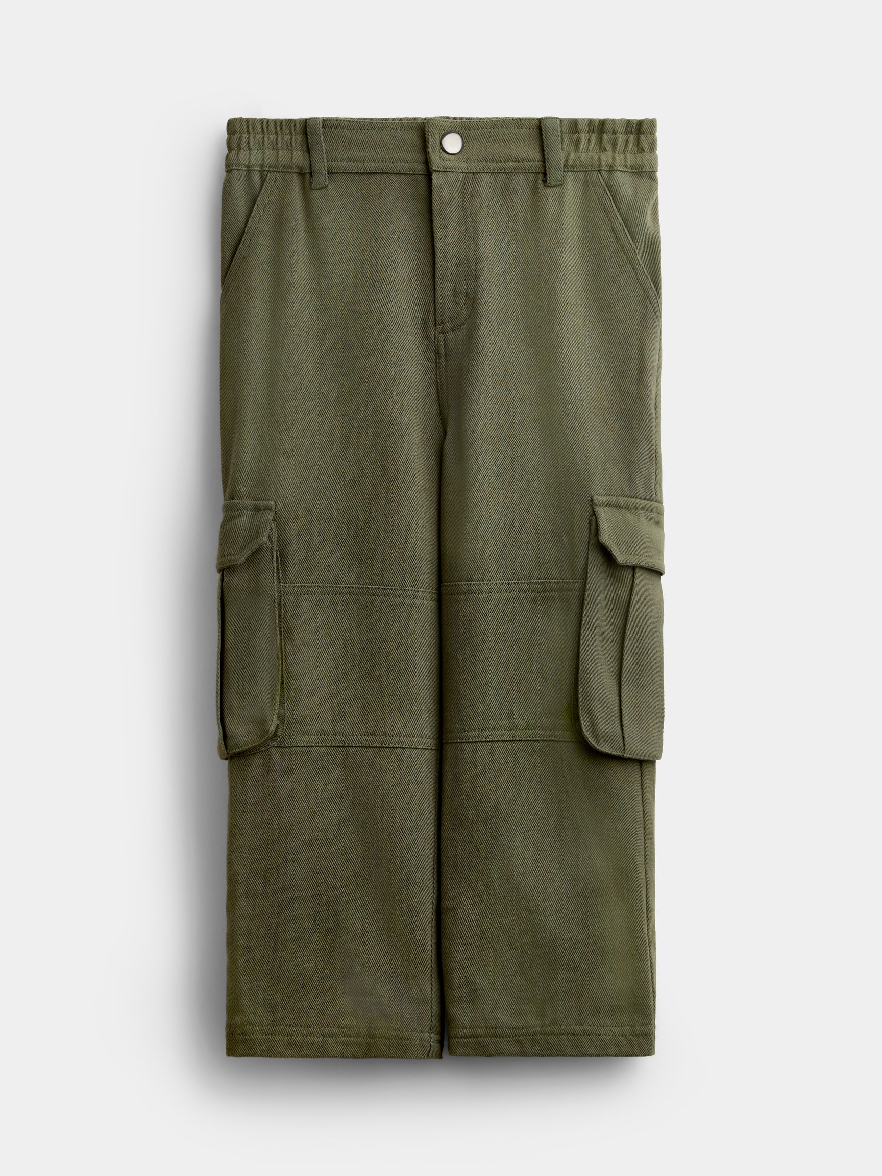 Khaki Green Woven Cargo Joggers - Image 1 of 4 Khaki Green Woven Cargo Joggers - Image 1 of 4