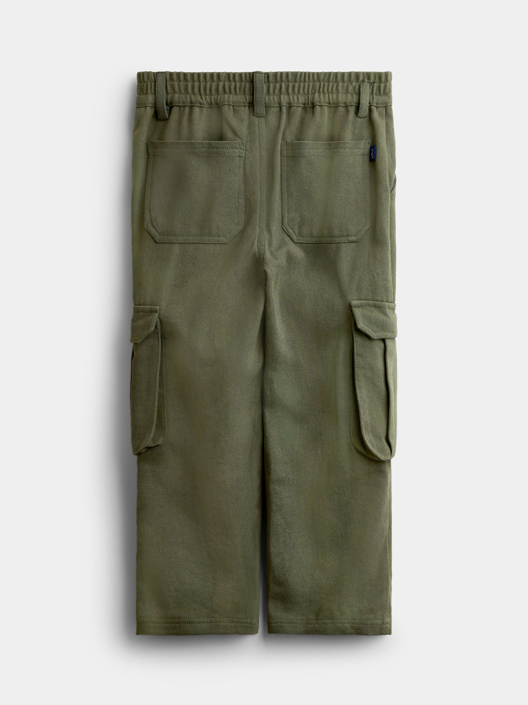 Khaki Green Woven Cargo Joggers - Image 2 of 4