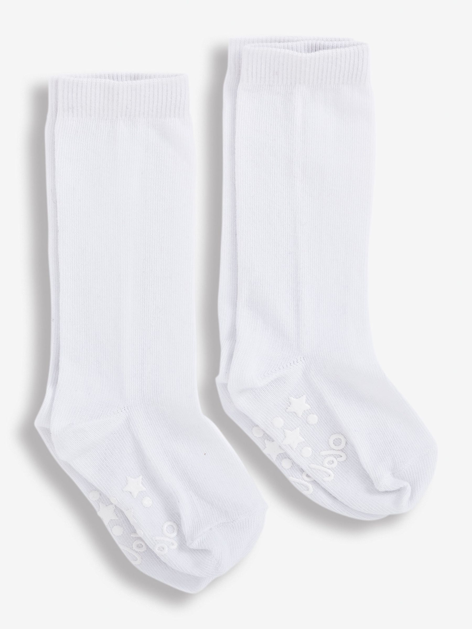 White 2-Pack Long Socks - Image 1 of 1