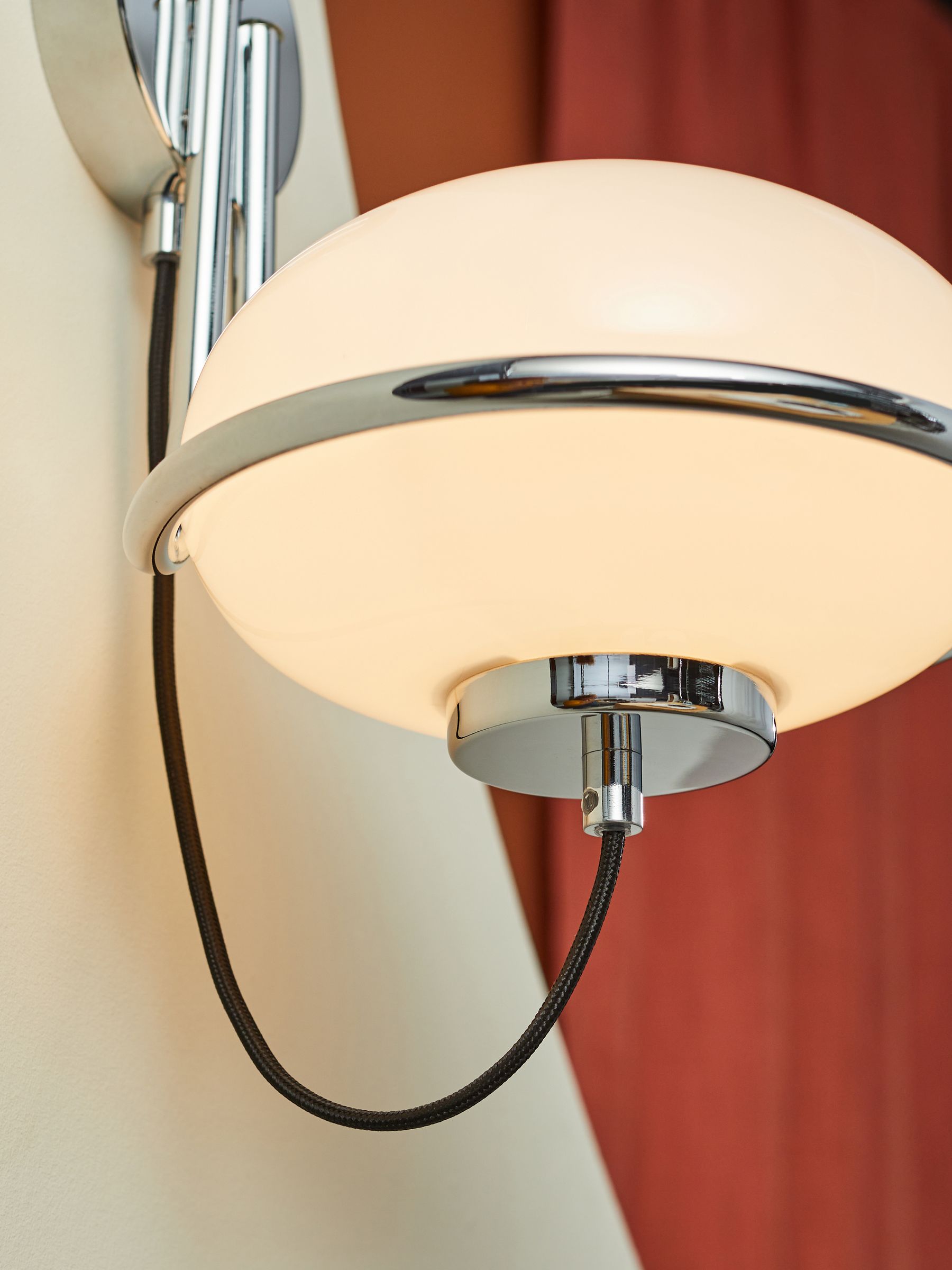 Piper Wall Light in Chrome - Image 2 of 3