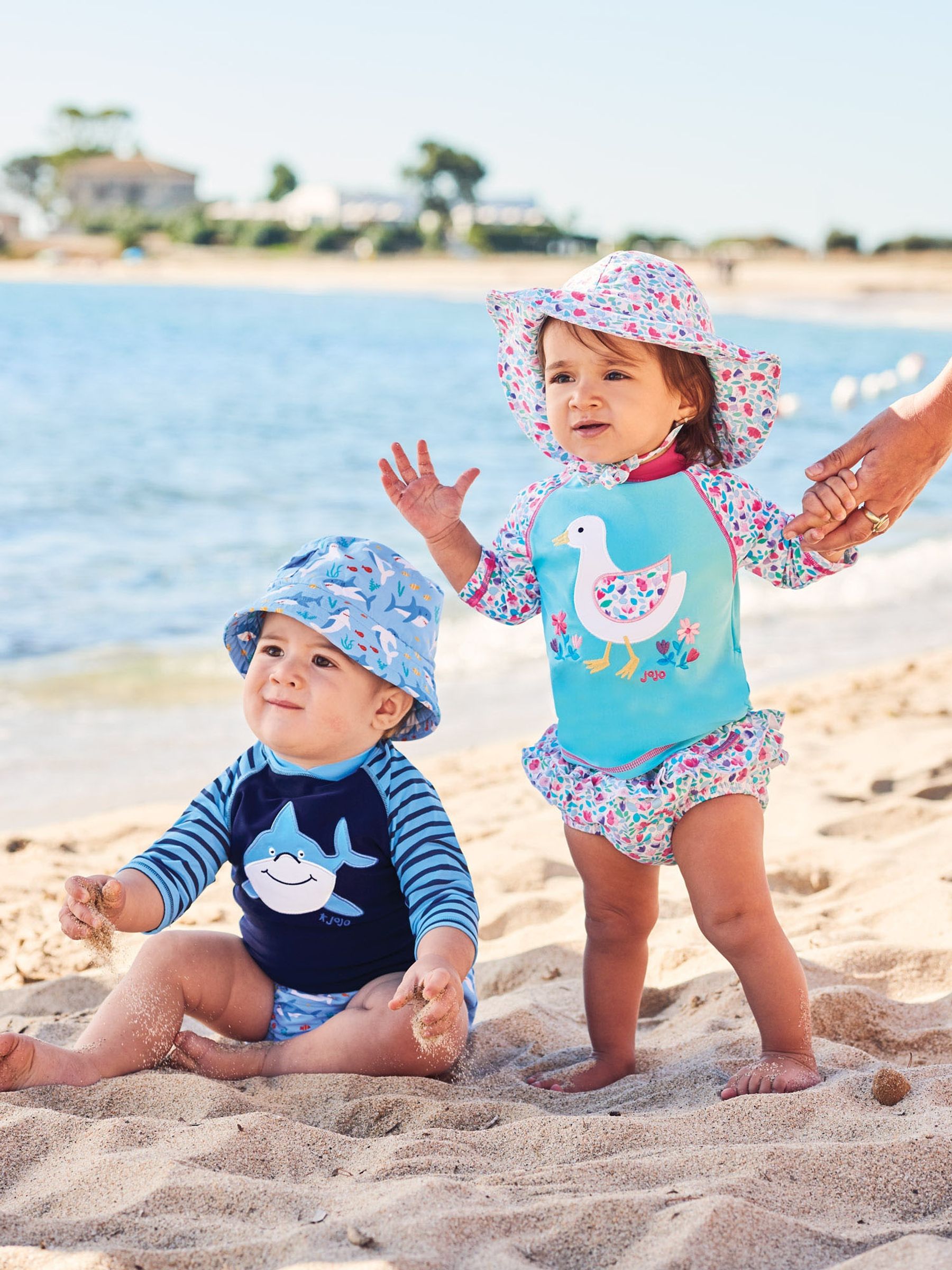 Shark Kids' Shark Bucket Sun Hat - Image 3 of 6