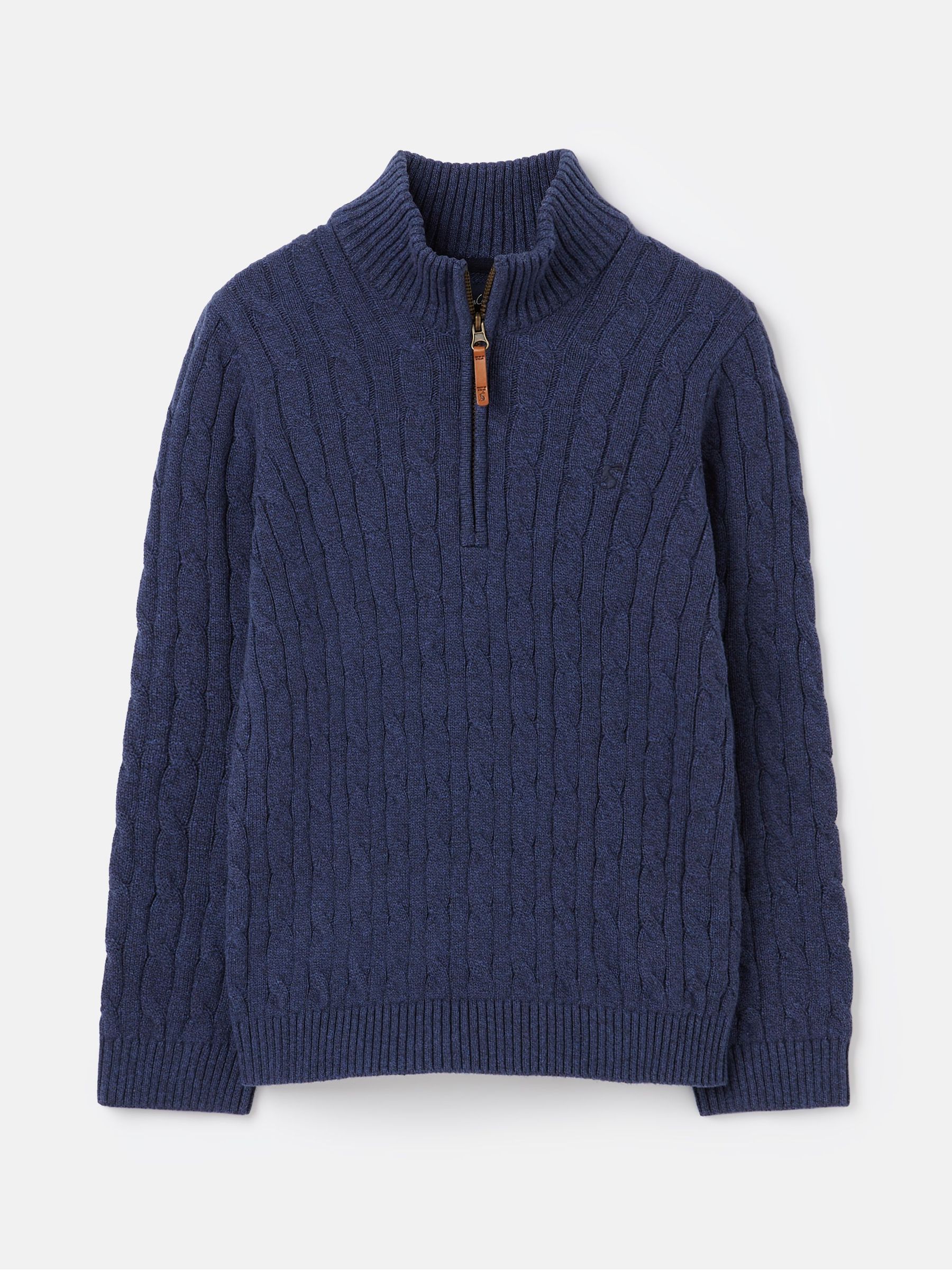 Hillside Navy Quarter Zip Jumper - Image 5 of 5