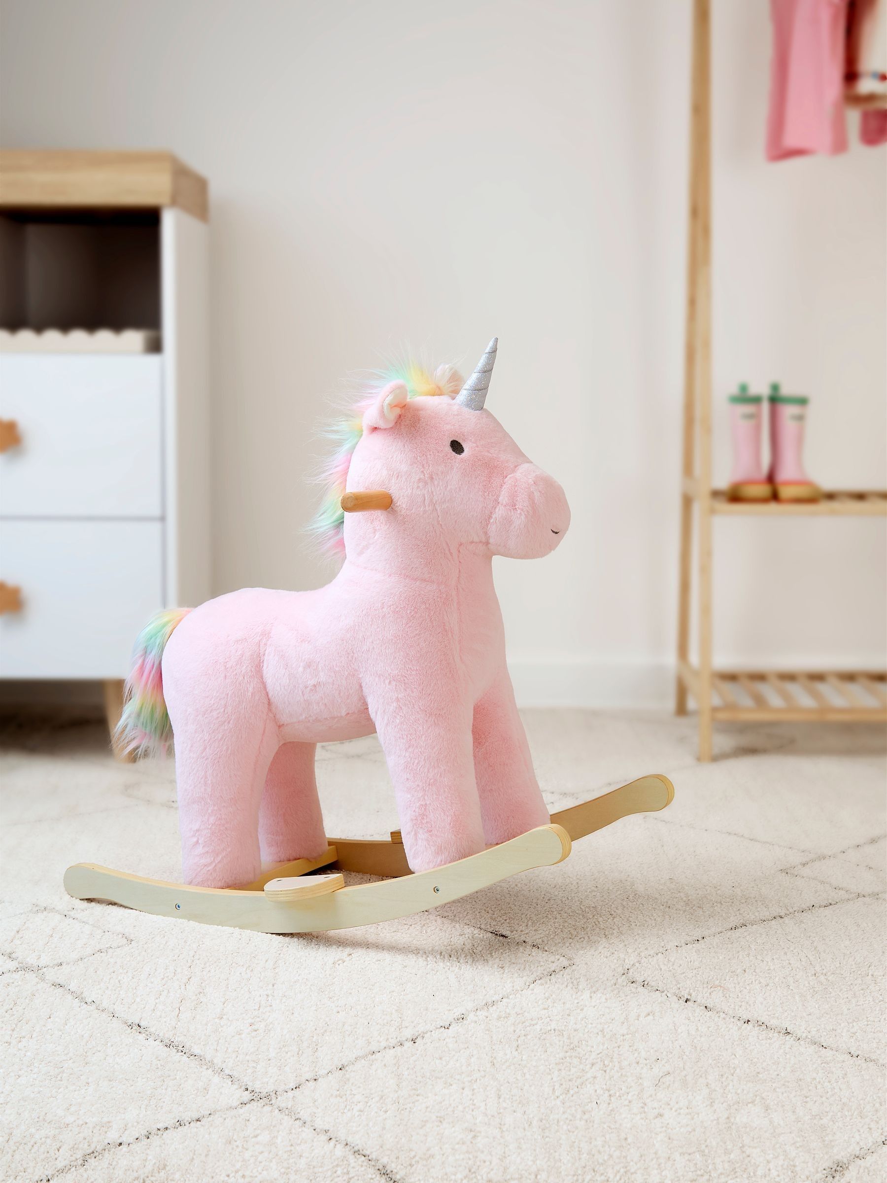 Wooden Unicorn Ride-On Toy - Image 2 of 6 Wooden Unicorn Ride-On Toy - Image 2 of 6