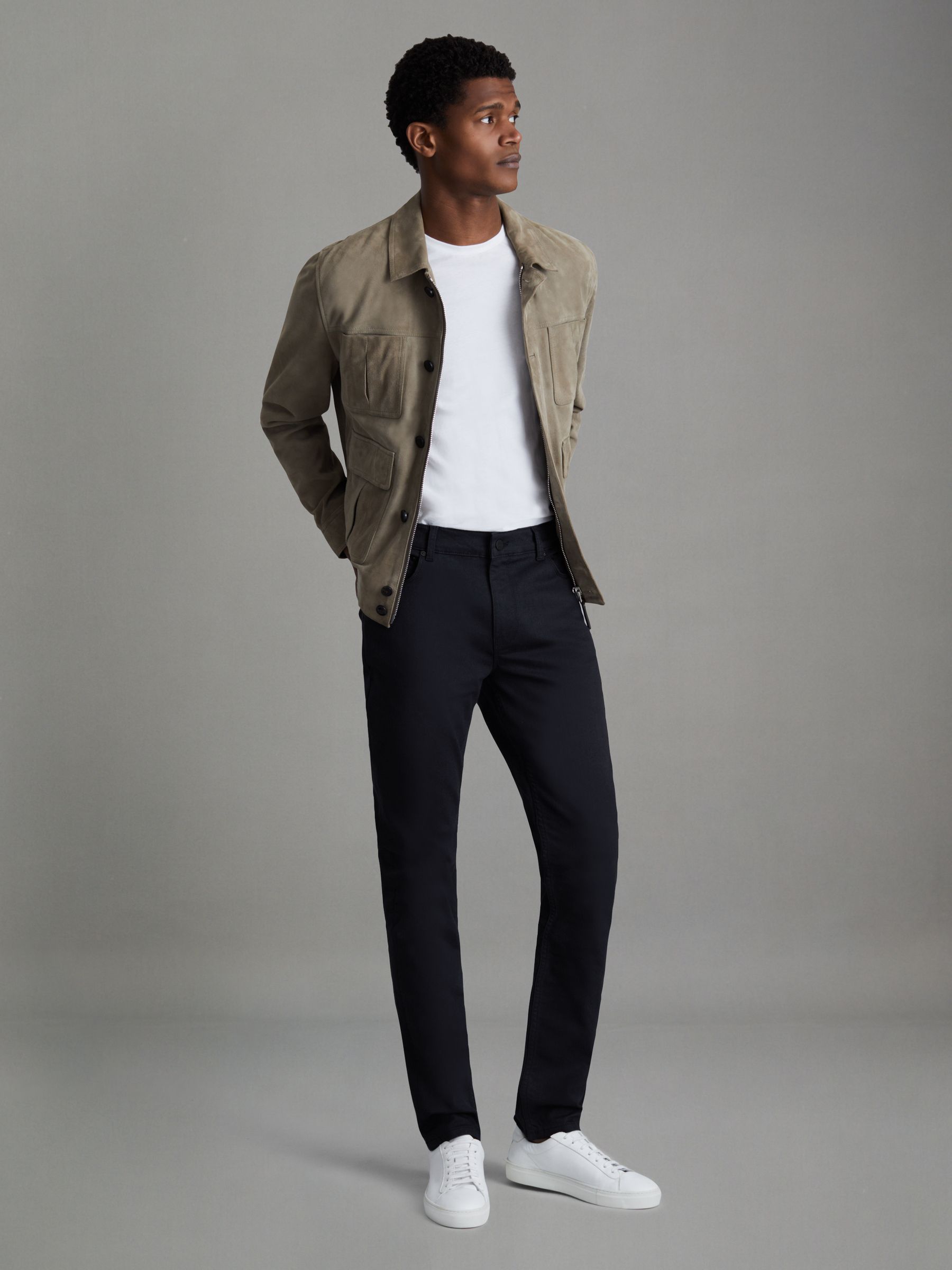 Slim Fit Jeans in Indigo - Image 1 of 6