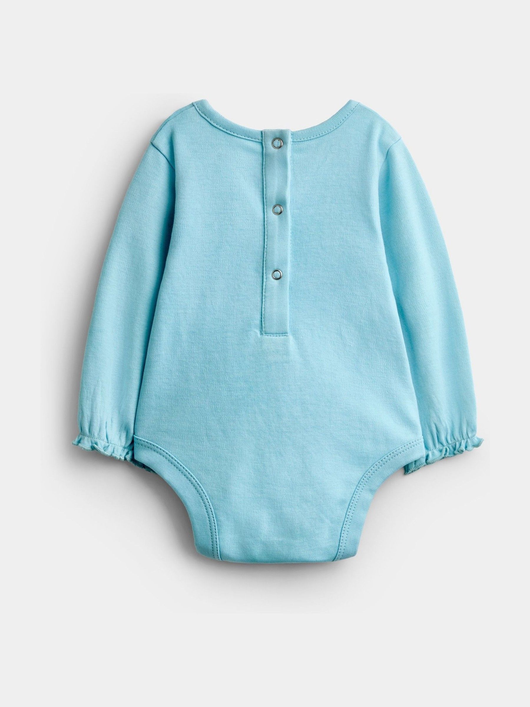 Dusky Blue Floral Floral Printed Cord Dungaree And Body Set - Image 3 of 6