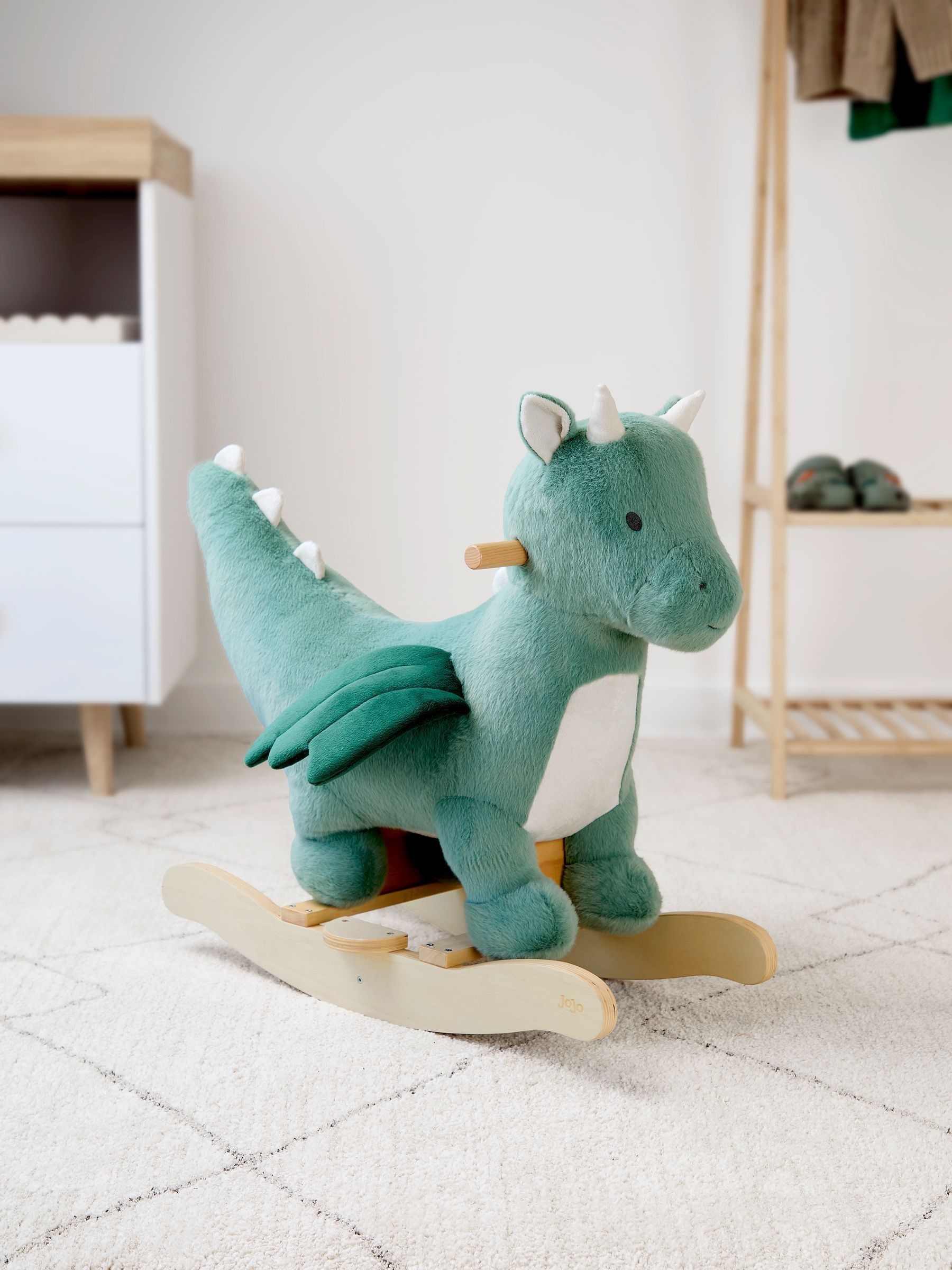 Wooden Dragon Ride-On Toy - Image 1 of 6