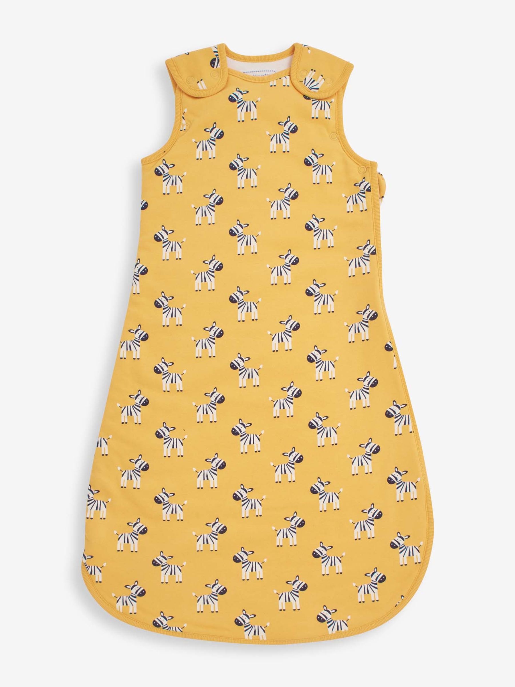 Yellow Zebra Print 1.5 Tog Baby Sleeping Bag - Image 2 of 3
