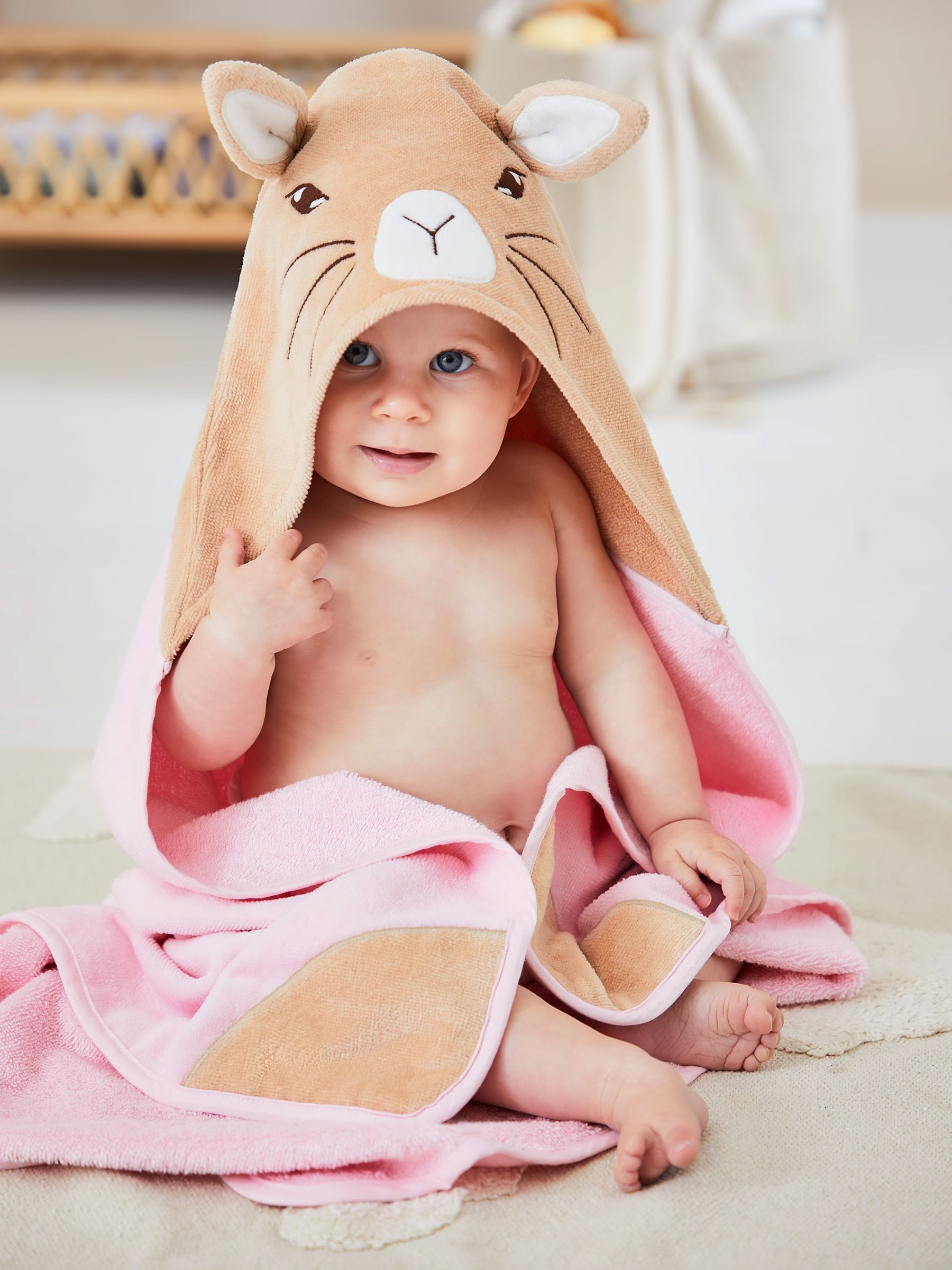 Flopsy Bunny Hooded Towel - Image 1 of 5