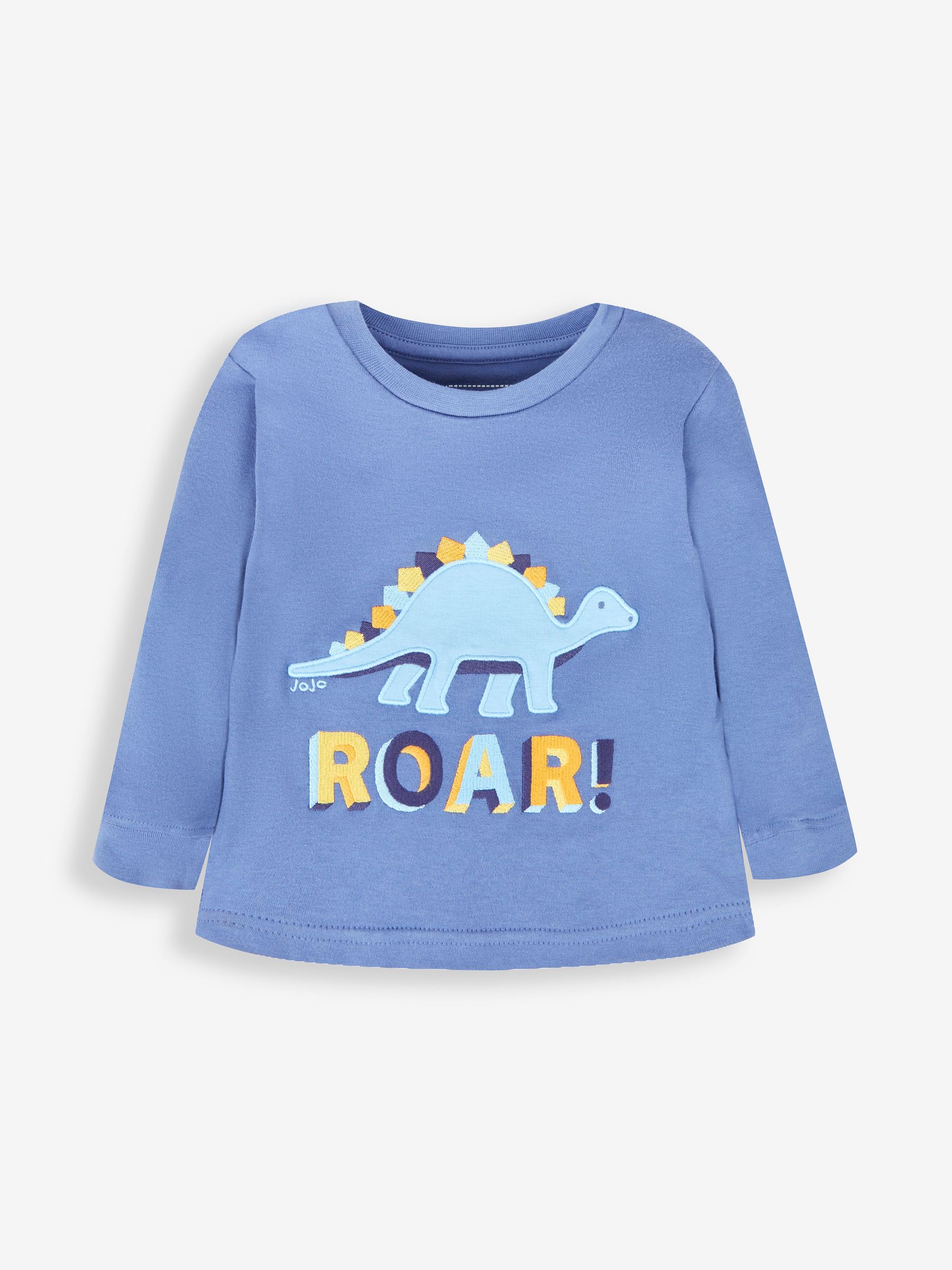 Blue Boys' Dinosaur Jersey Pyjamas - Image 3 of 5