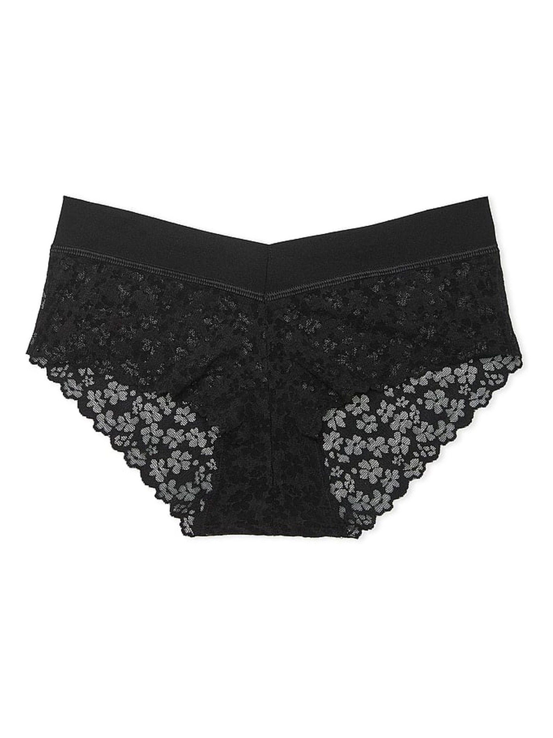 Black Hipster No Show Lace Knickers - Image 3 of 3