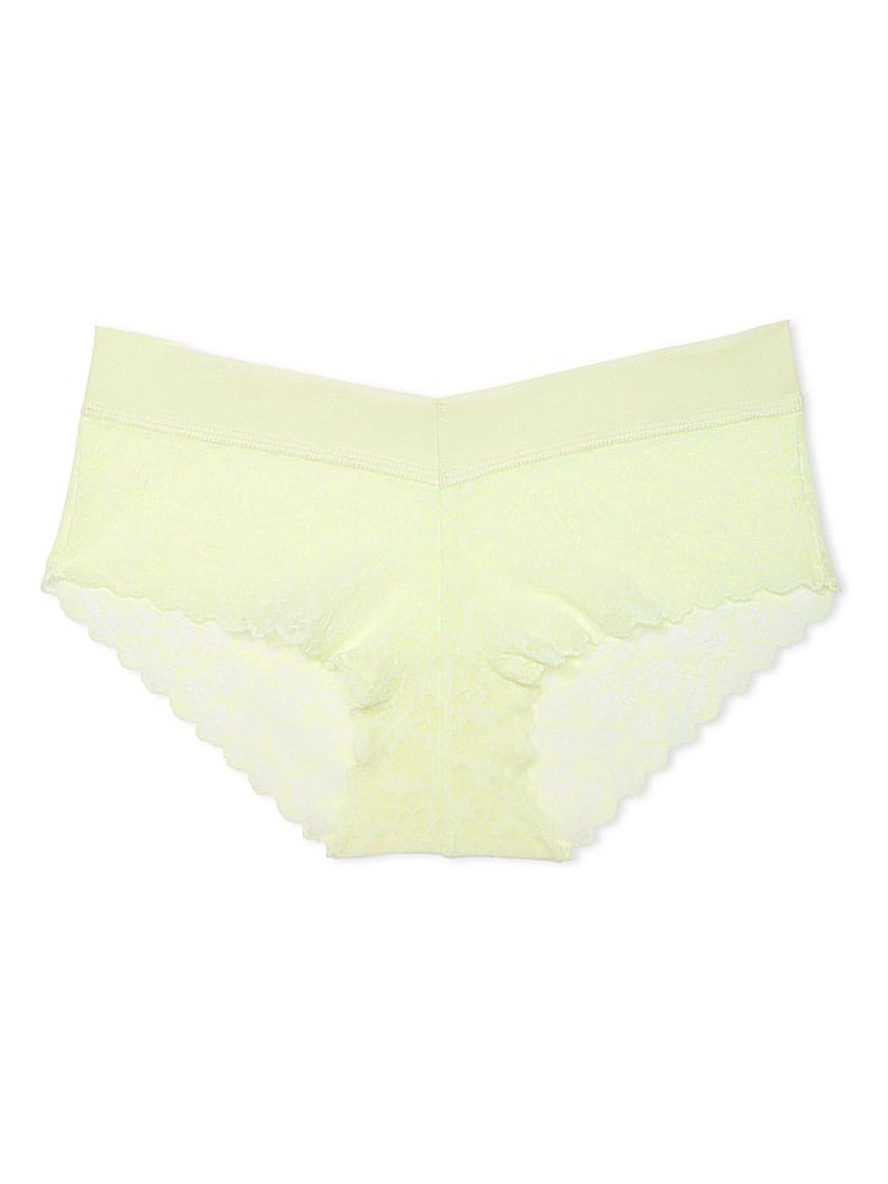 Lime Cream Green Hipster No Show Lace Knickers - Image 3 of 3