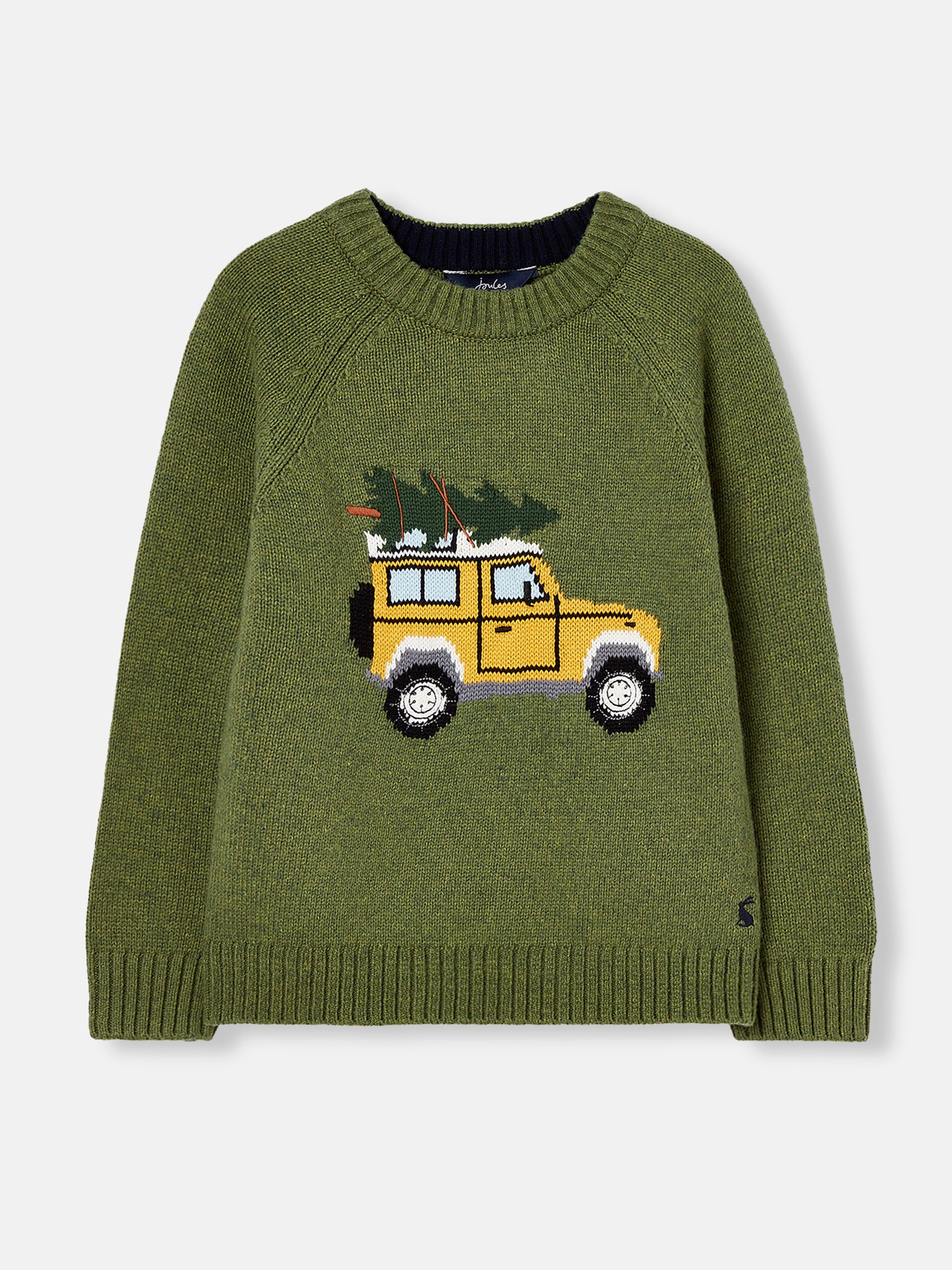 The Cracking Knit Green Festive Knitted Jumper - Image 1 of 5