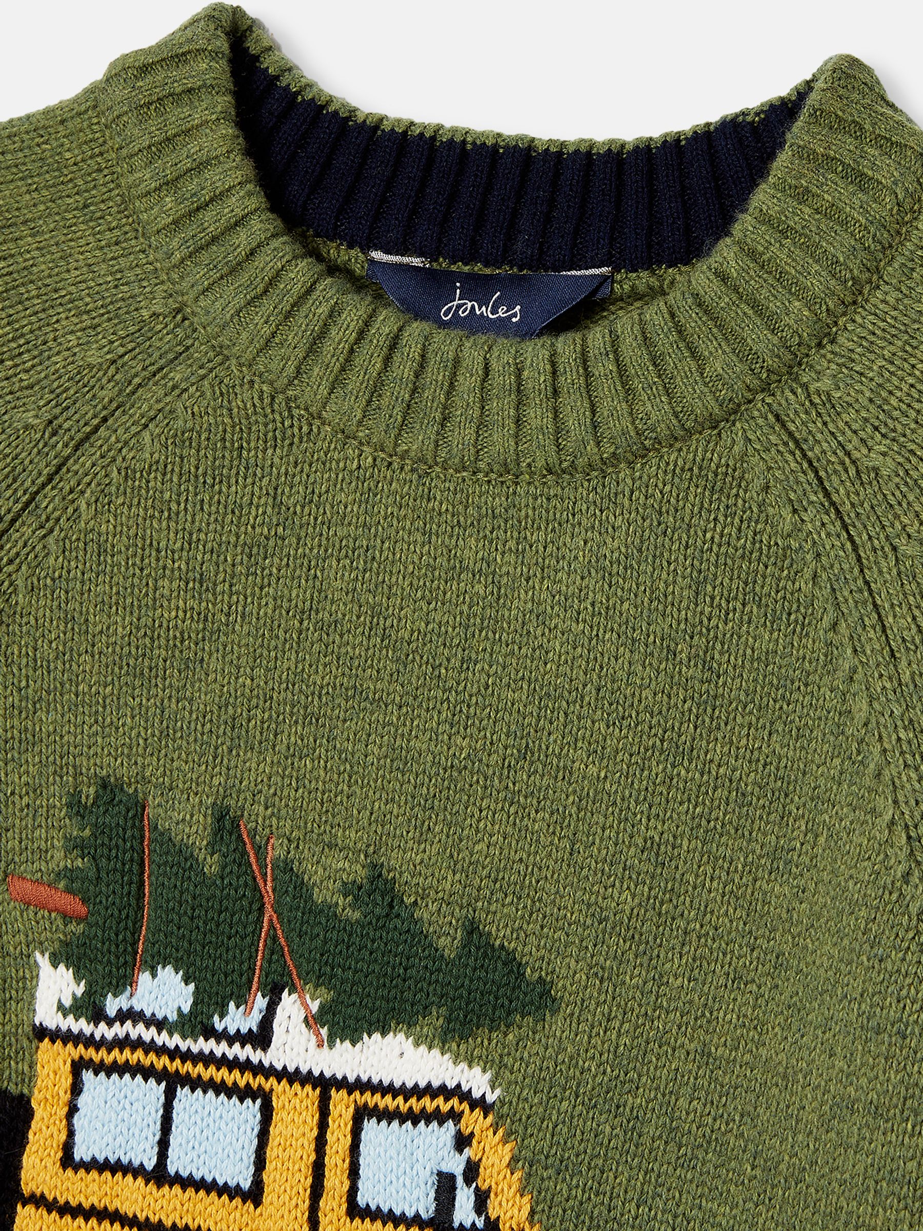The Cracking Knit Green Festive Knitted Jumper - Image 3 of 5