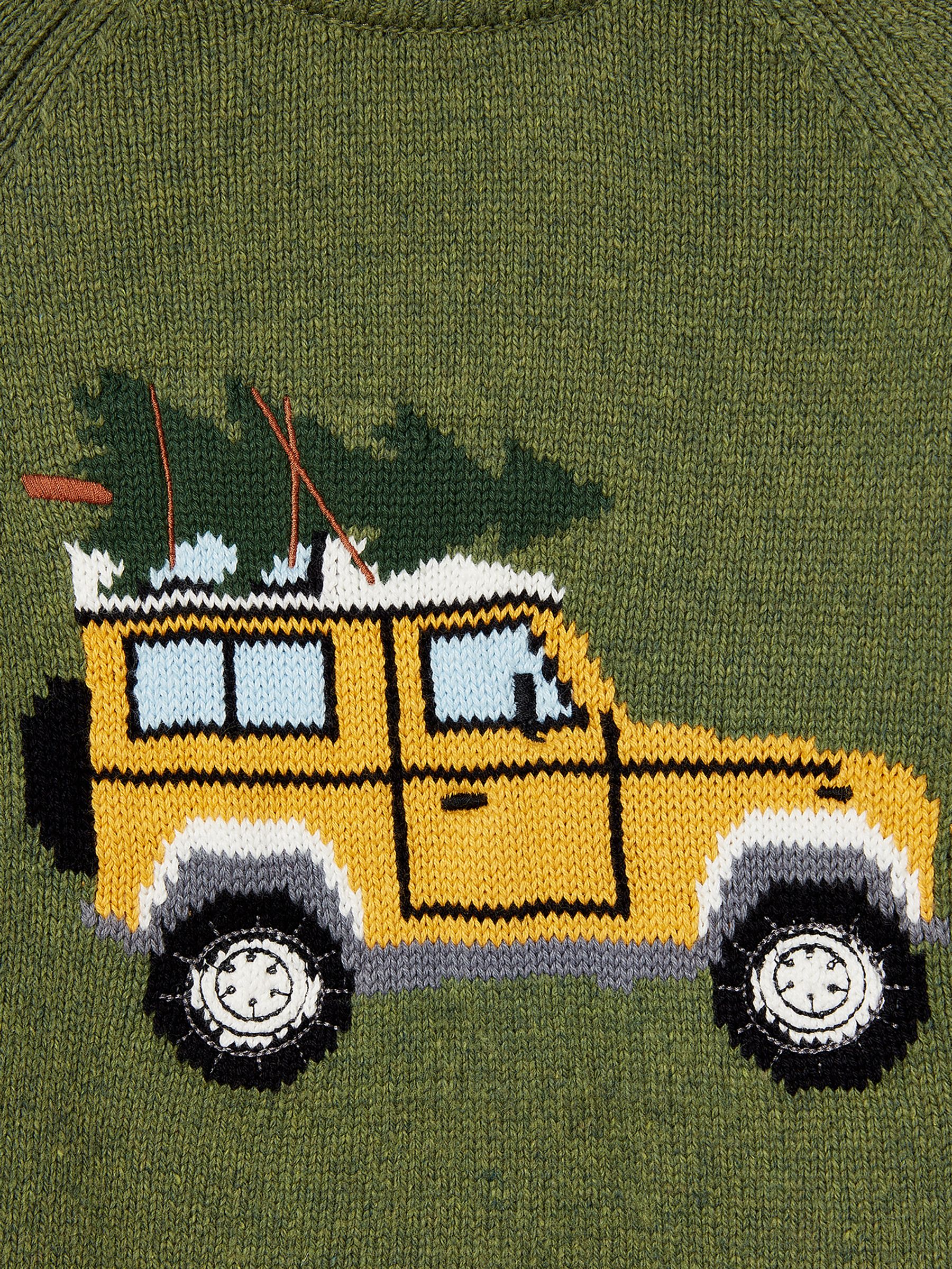 The Cracking Knit Green Festive Knitted Jumper - Image 5 of 5