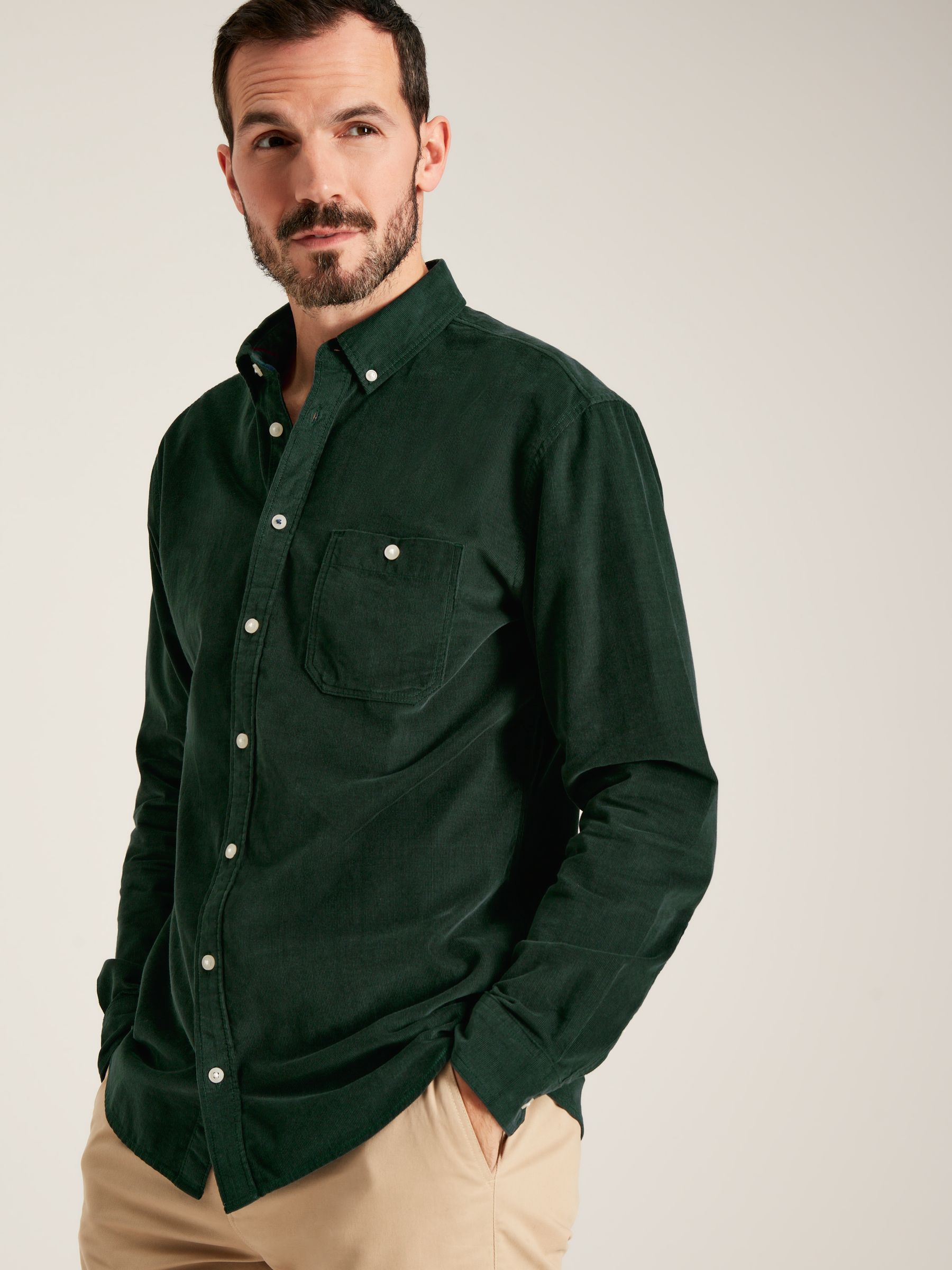 Miller Green Corduroy Shirt - Image 1 of 7