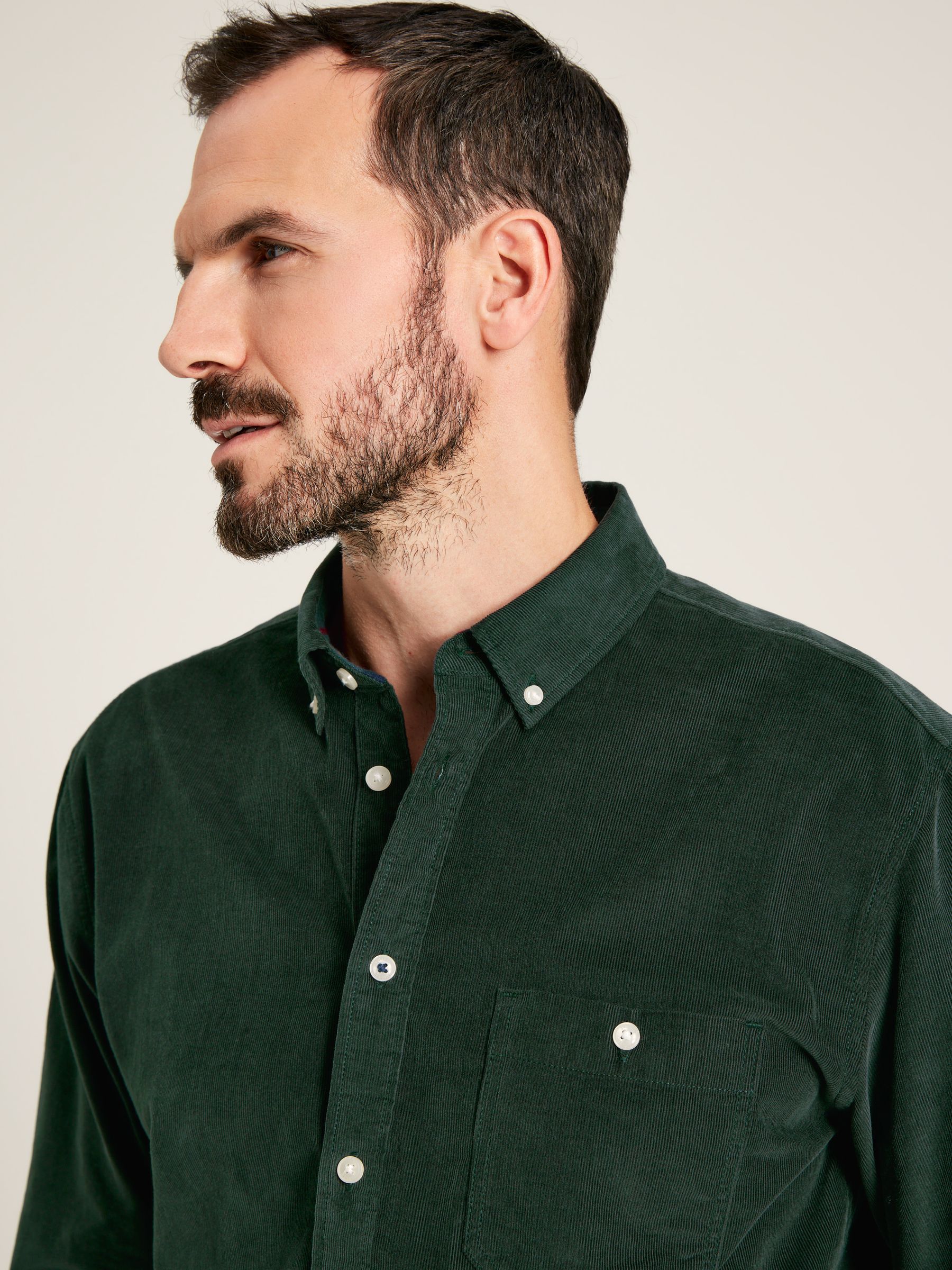 Miller Green Corduroy Shirt - Image 4 of 7