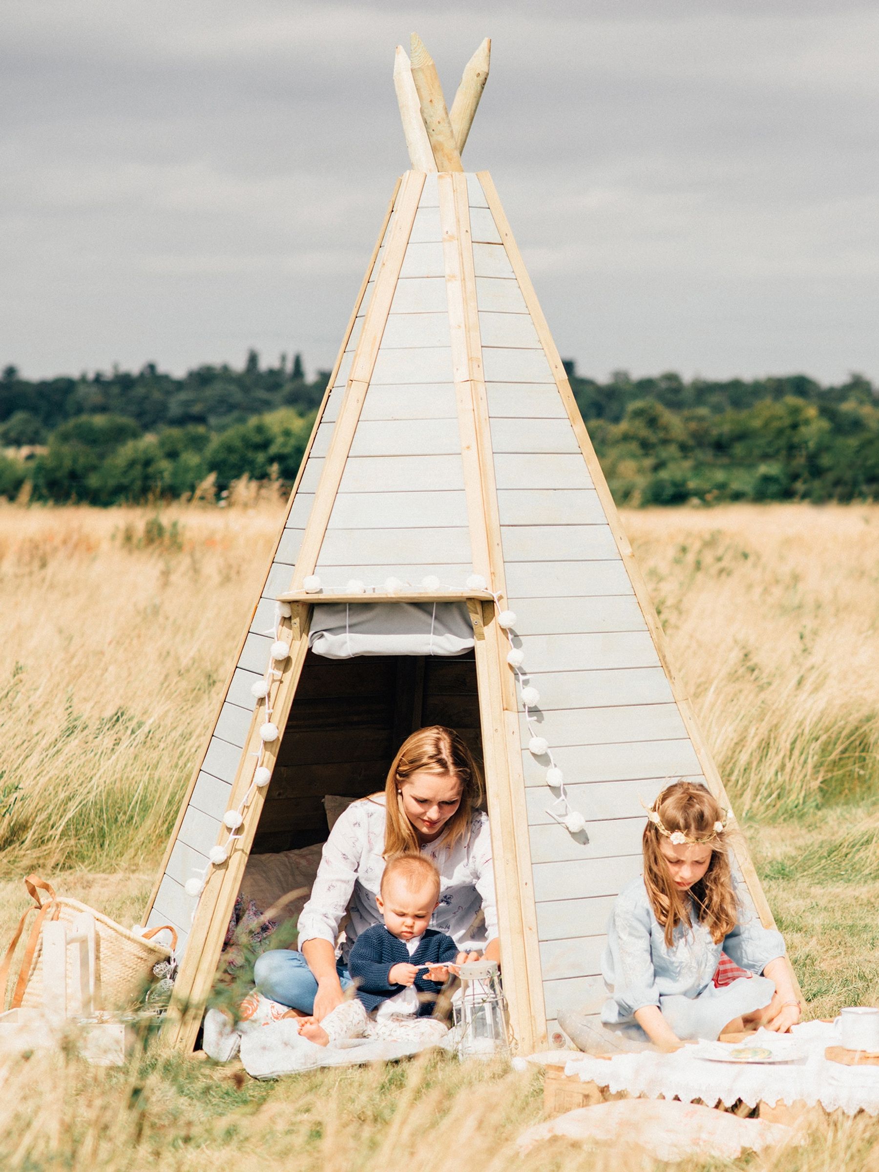 Plum Great Wooden Teepee Hideaway - Image 1 of 7