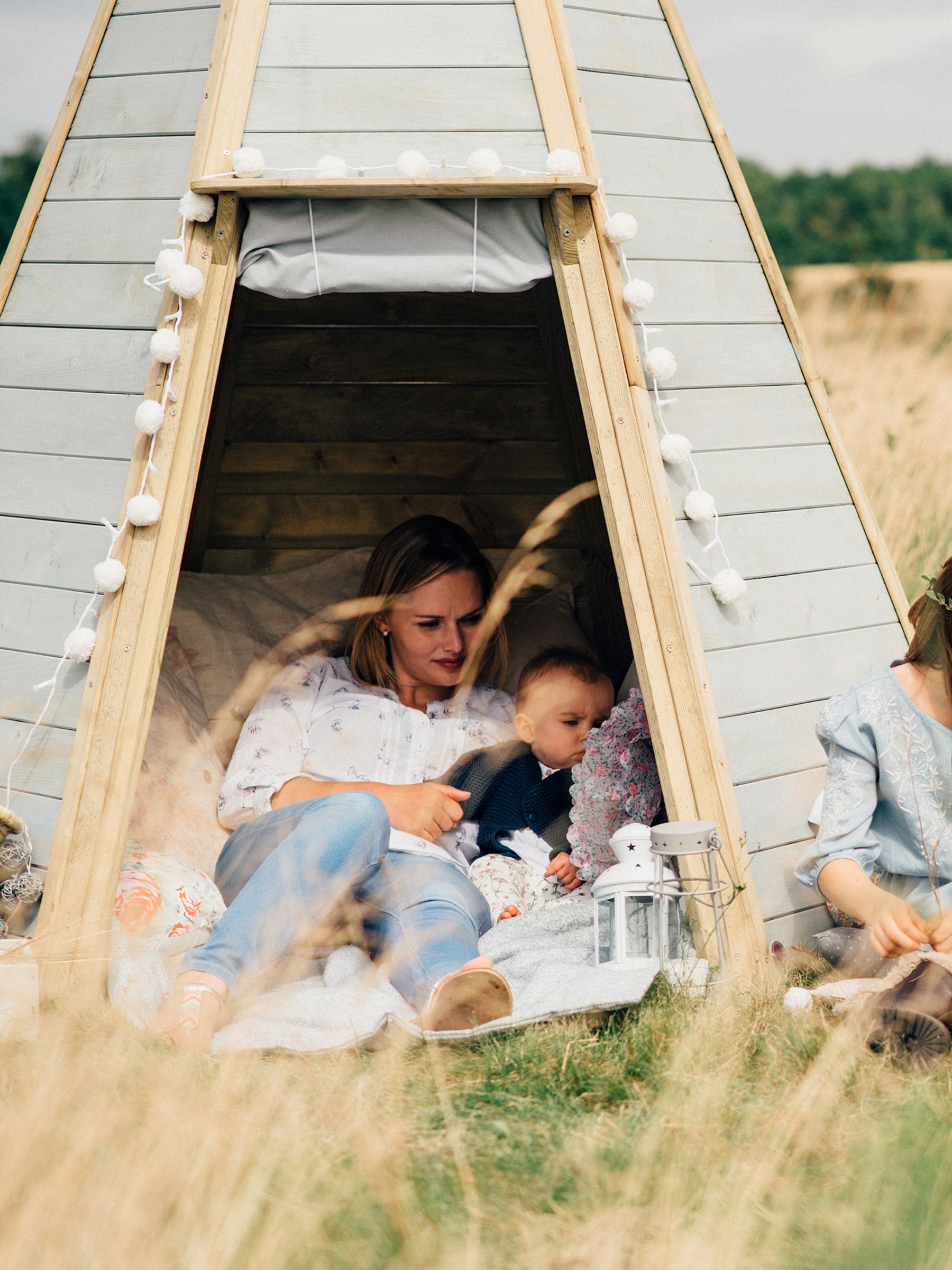 Plum Great Wooden Teepee Hideaway - Image 2 of 7