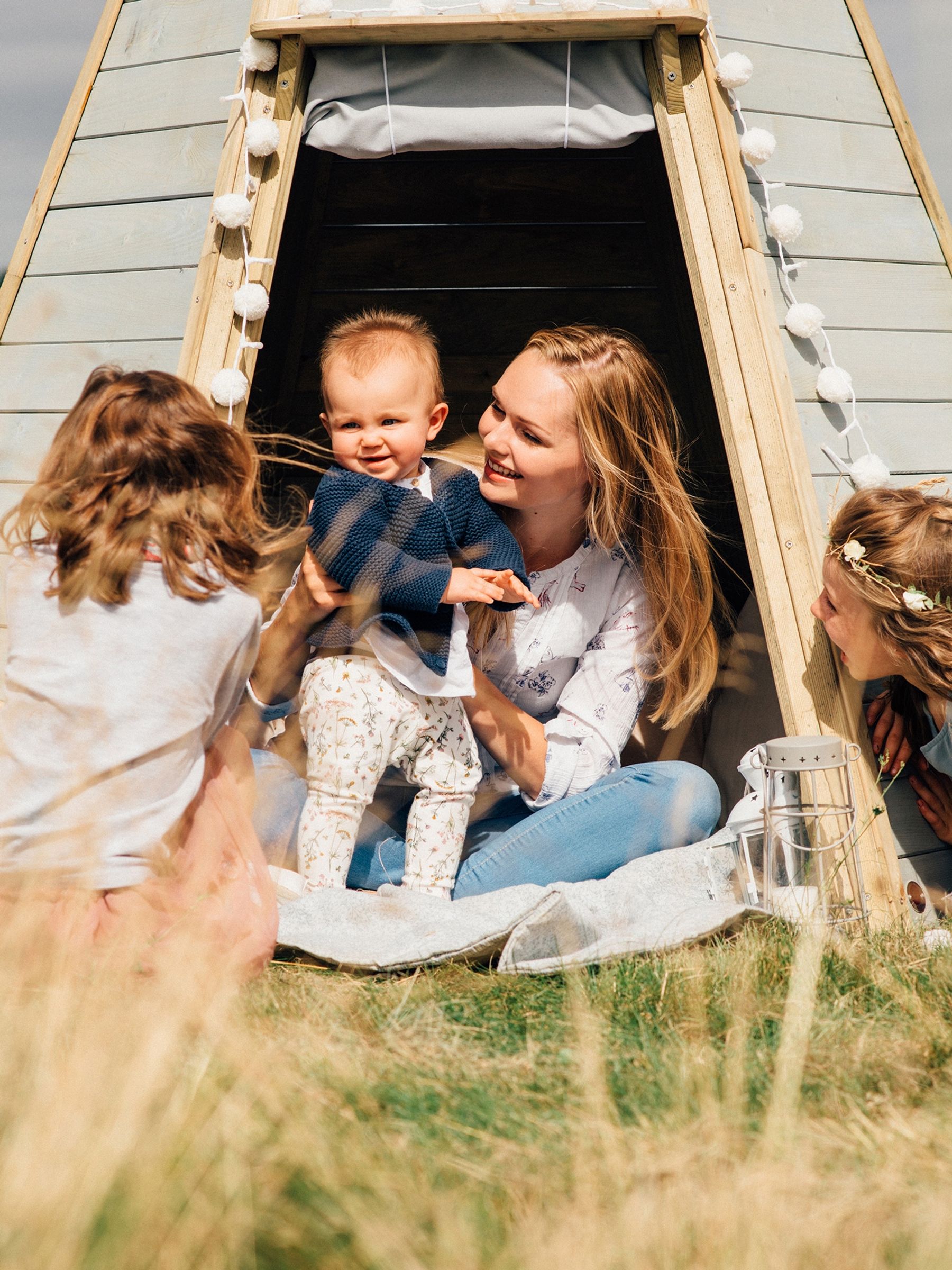 Plum Great Wooden Teepee Hideaway - Image 3 of 7
