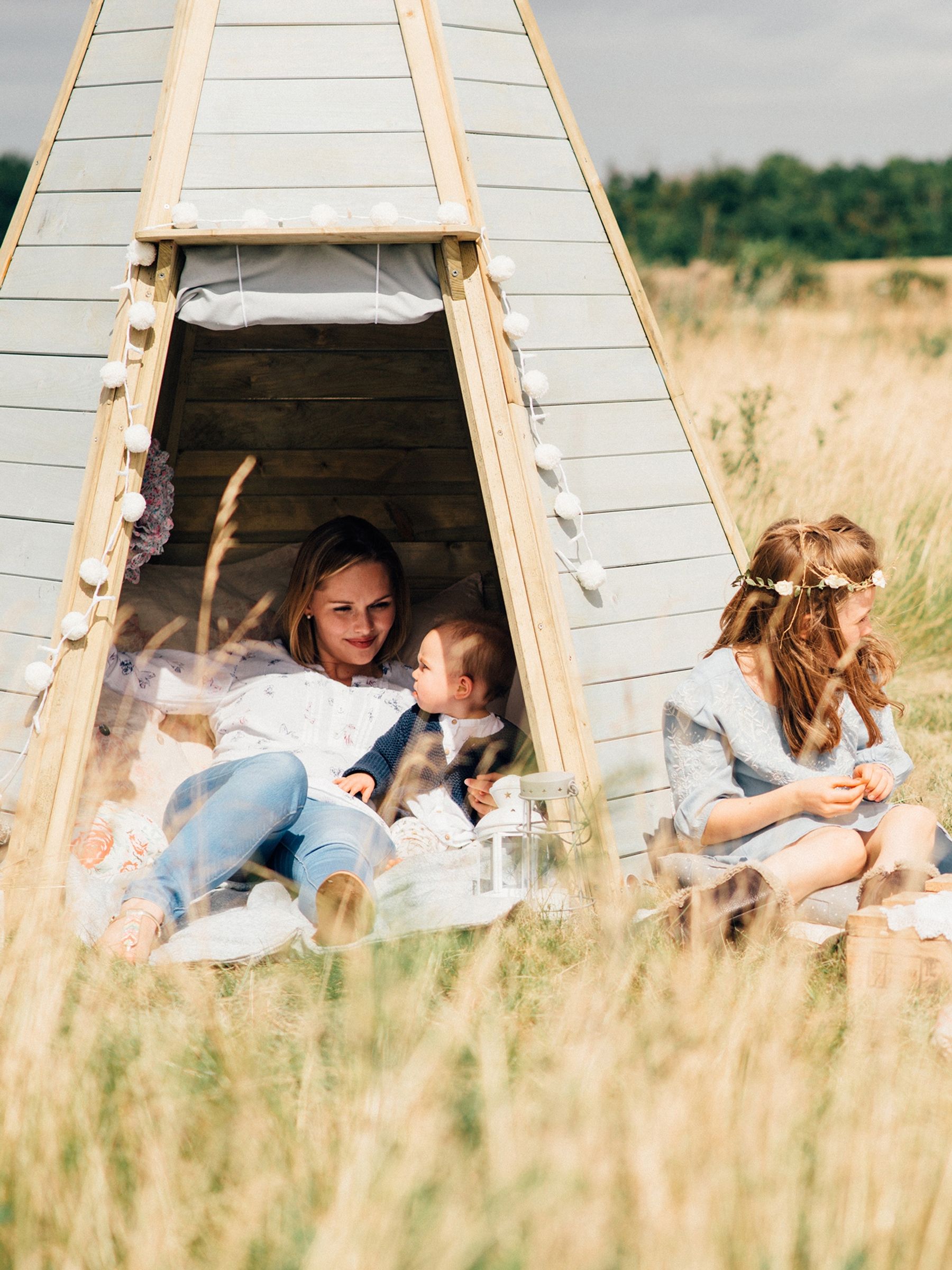Plum Great Wooden Teepee Hideaway - Image 5 of 7