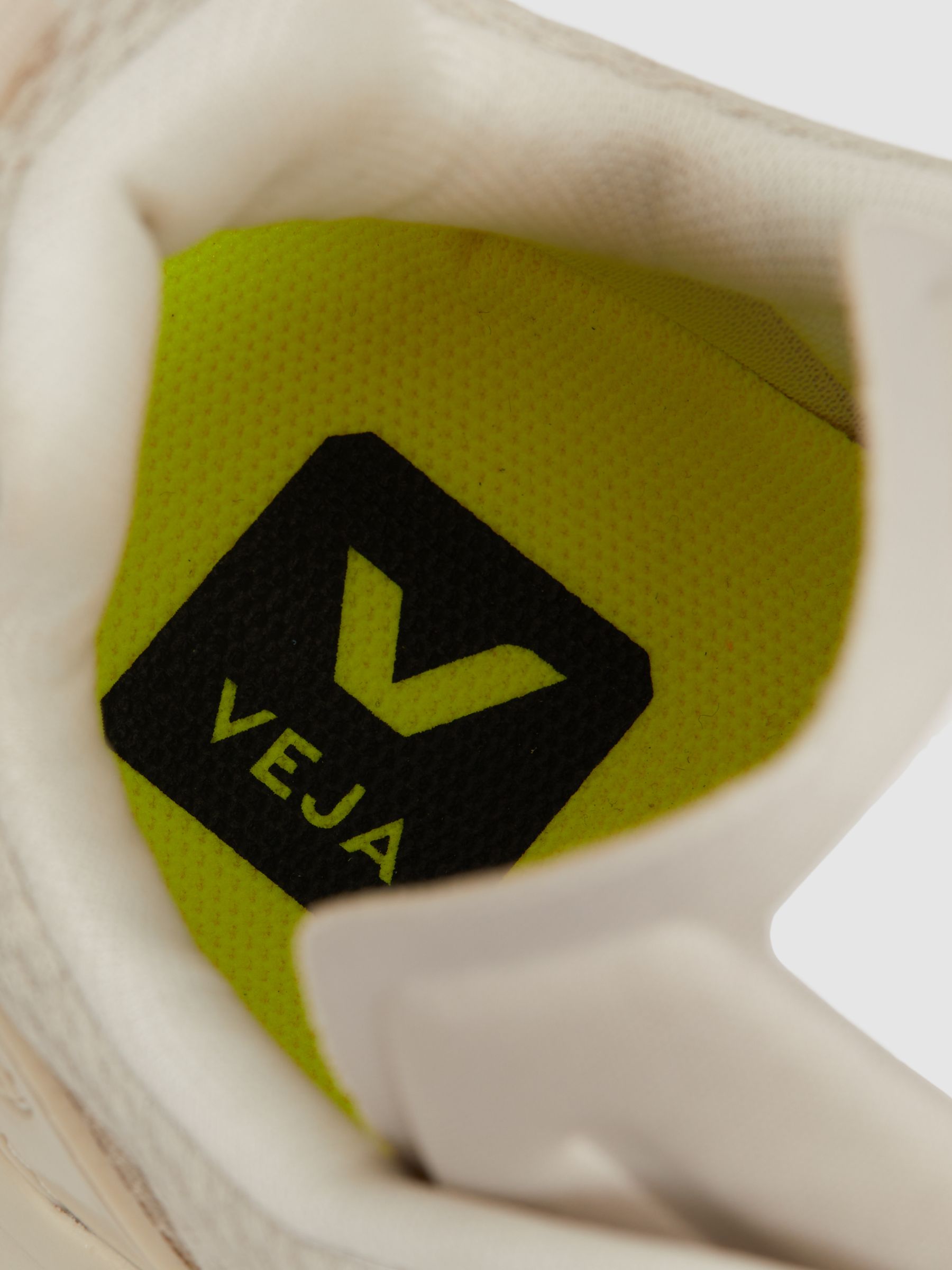 Veja Mesh Running Trainers in White  Pierre - Image 5 of 6