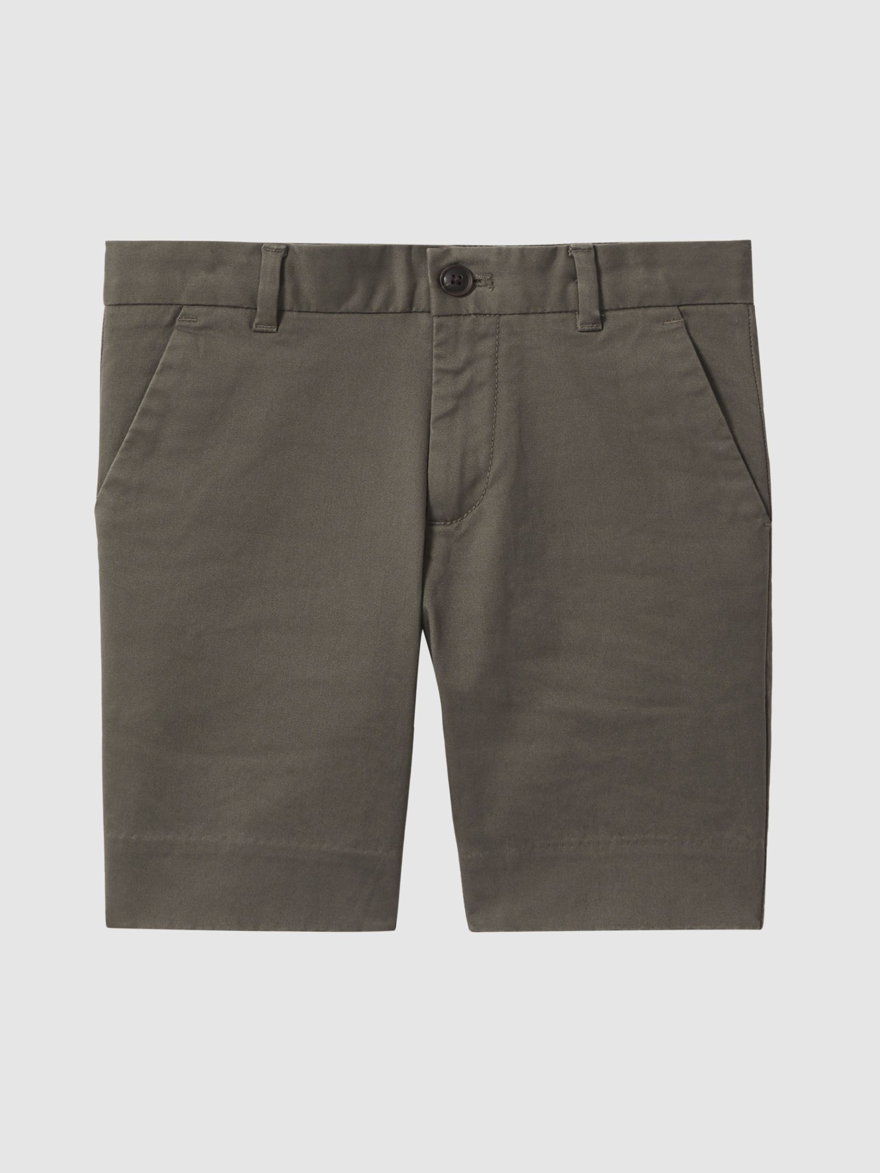 9-13 yrs Casual Chino Shorts in Khaki - Image 2 of 6 9-13 yrs Casual Chino Shorts in Khaki - Image 2 of 6