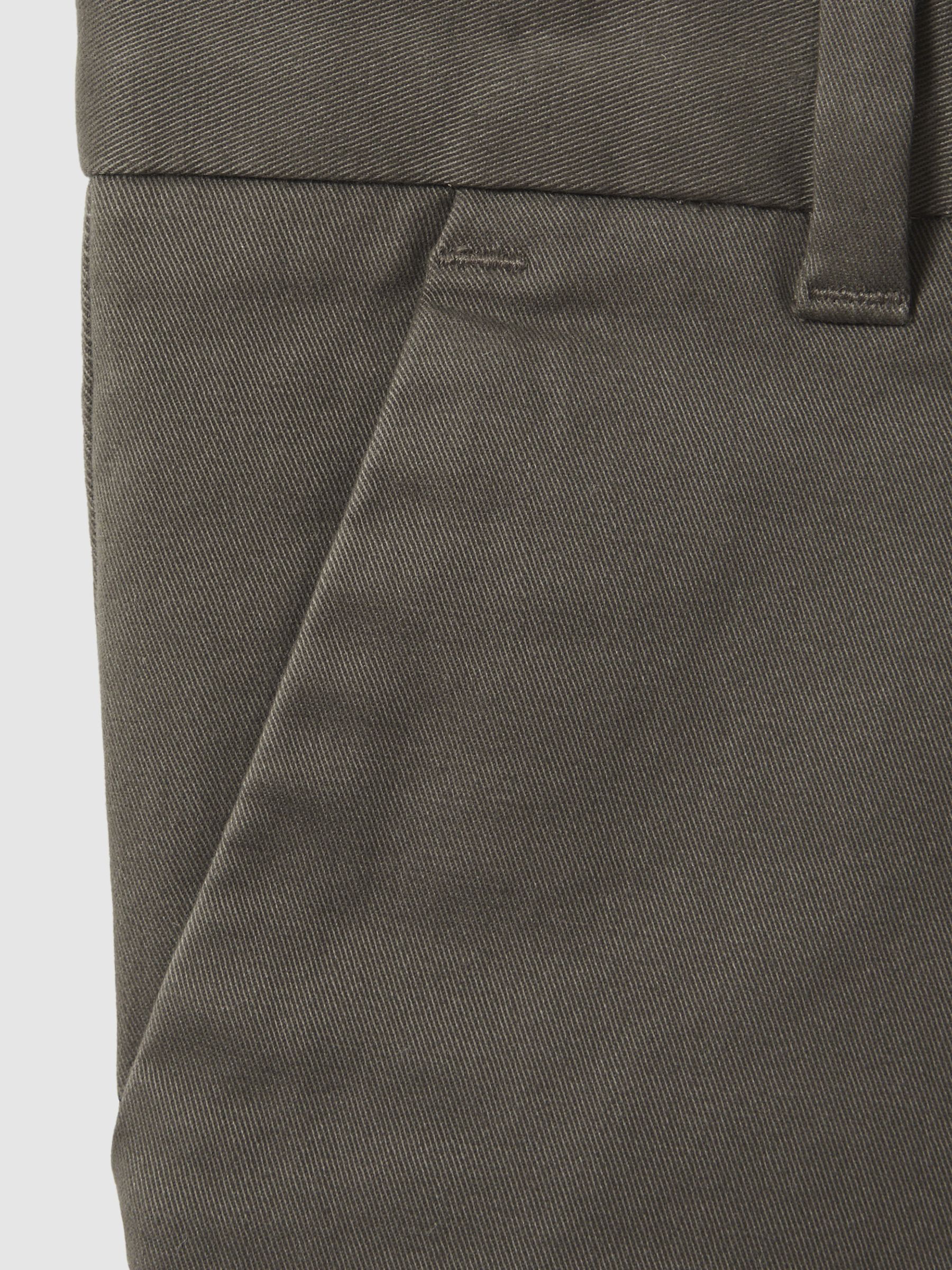 9-13 yrs Casual Chino Shorts in Khaki - Image 6 of 6