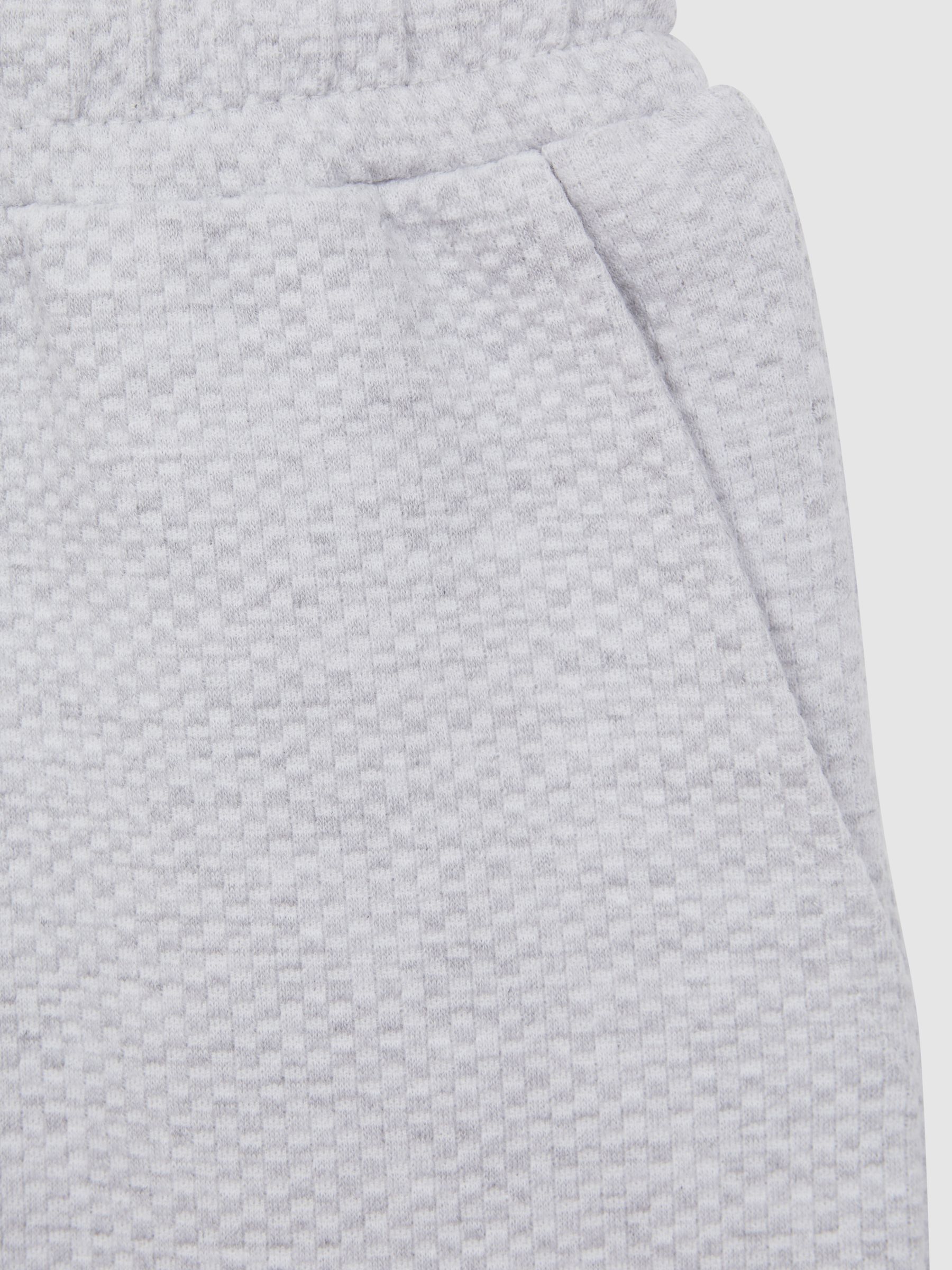 Junior Textured Drawstring Joggers in Soft Grey - Image 5 of 5