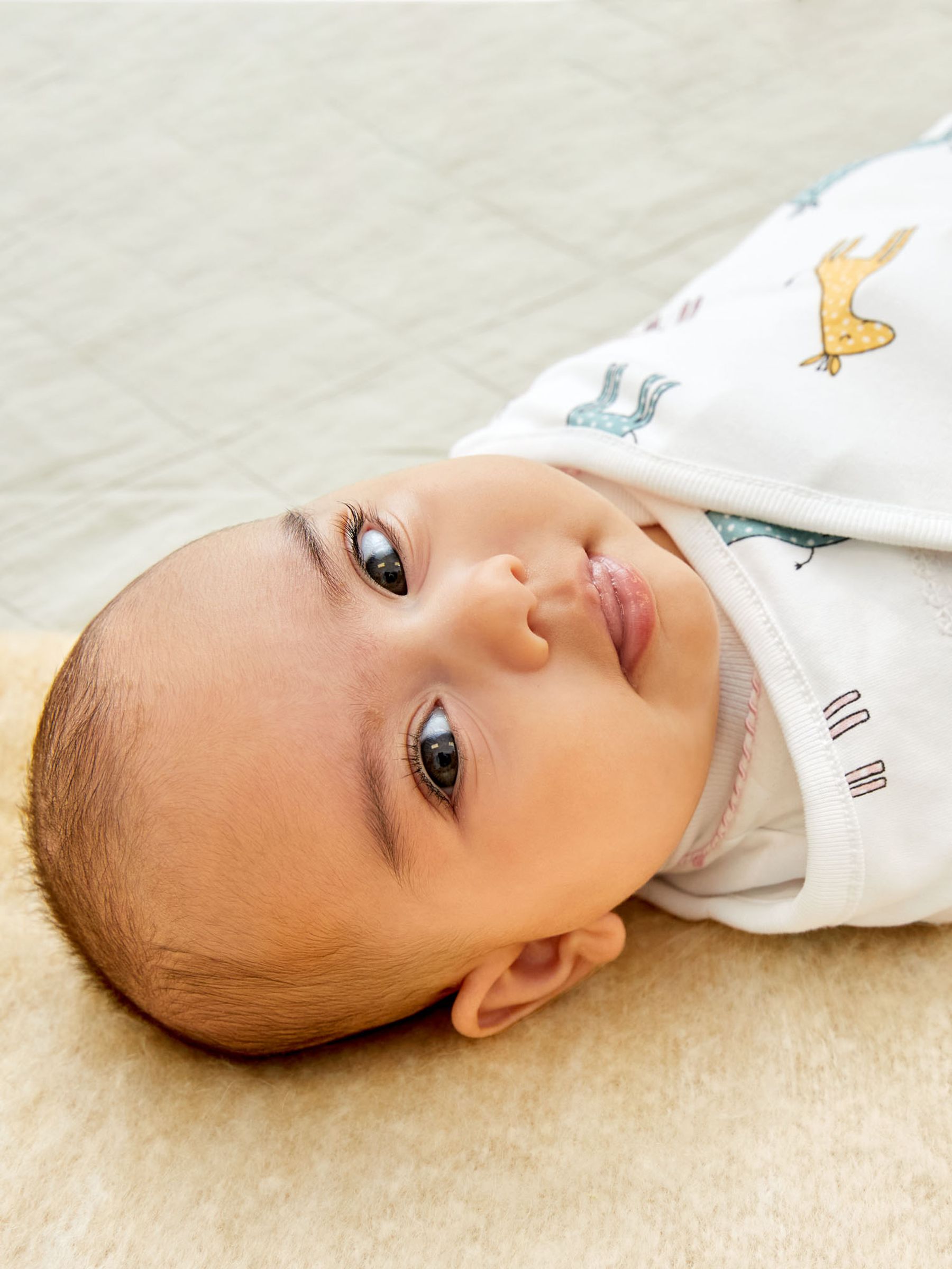 Pink Giraffe Swaddle with Zip - Image 5 of 5